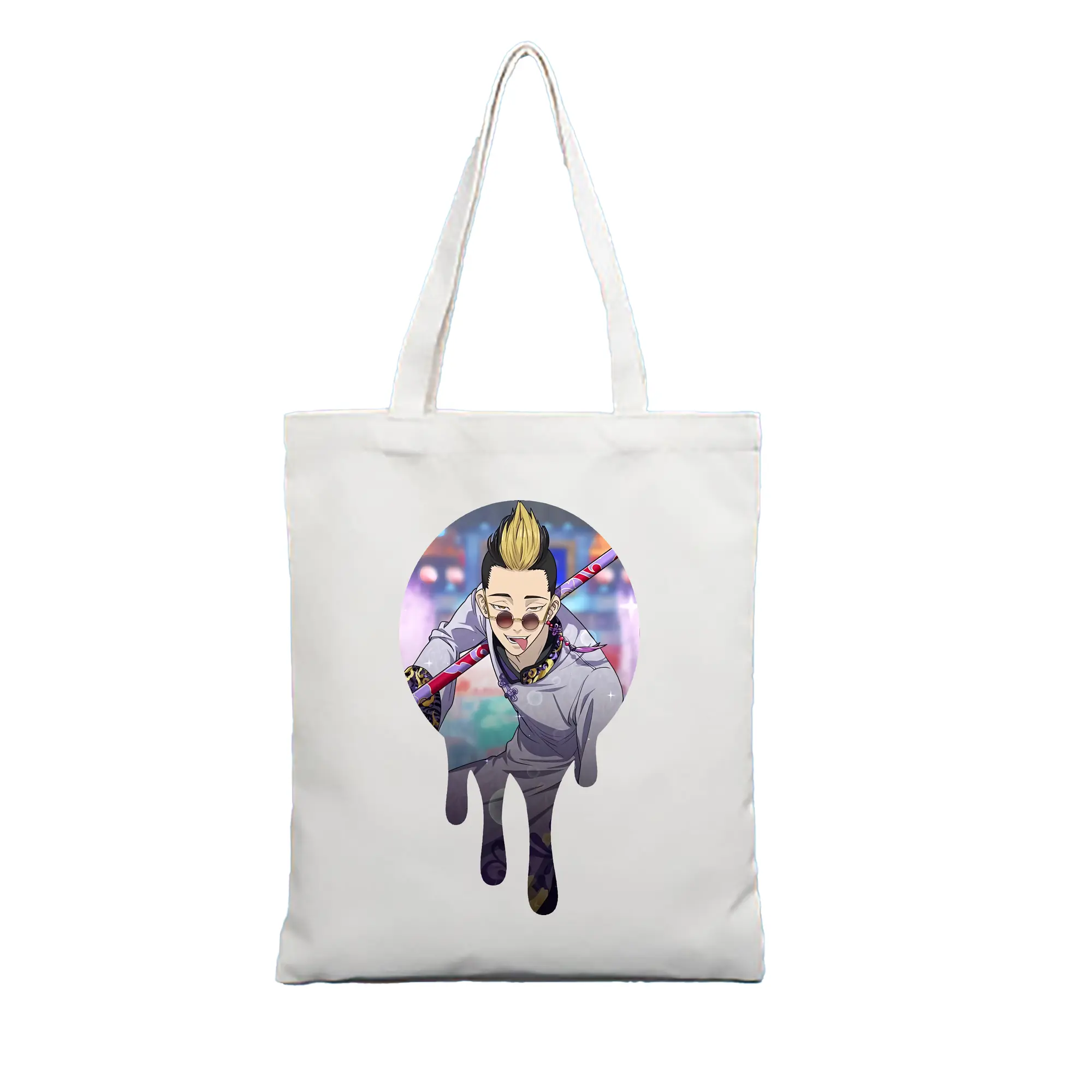 東京リベンジャーズ グッズ,半間修二 - 縦型キャンバス手提げバッグ（トートバッグ） ・ キャンバス素材 ・ ショッピング用 ・ 軽量 丈夫 お手入れ簡単