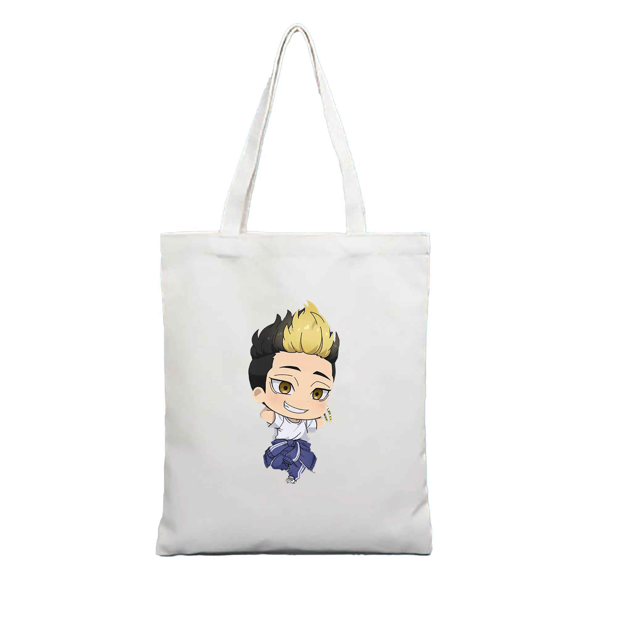 東京リベンジャーズ グッズ,半間修二 - 縦型キャンバス手提げバッグ（トートバッグ） ・ キャンバス素材 ・ ショッピング用 ・ 軽量 丈夫 お手入れ簡単