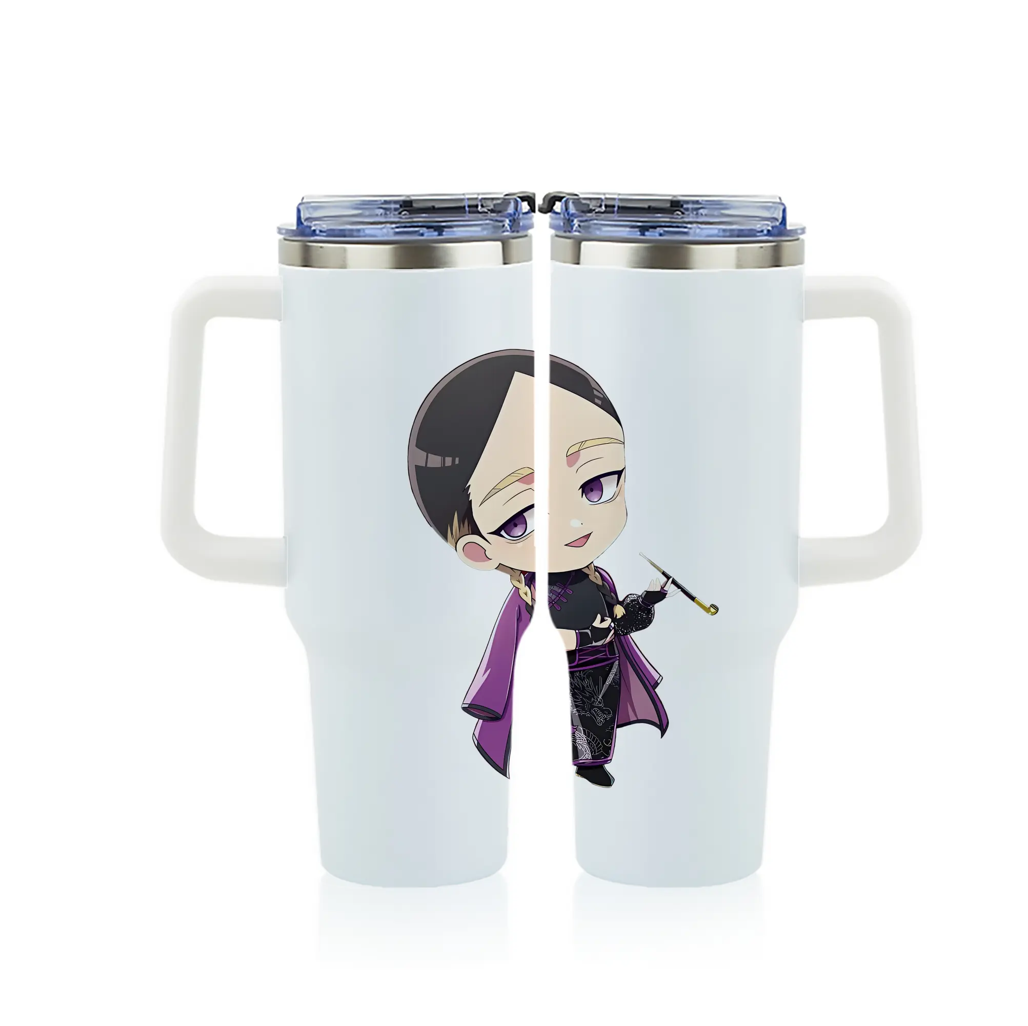 東京リベンジャーズ グッズ,灰谷蘭 - 1200mL フルプリント車用タンブラー ・ 304ステンレス 内側 ・ 201ステンレス 外側 ・ 保温 保冷 ・ 通勤 ドライブ アウトドア用