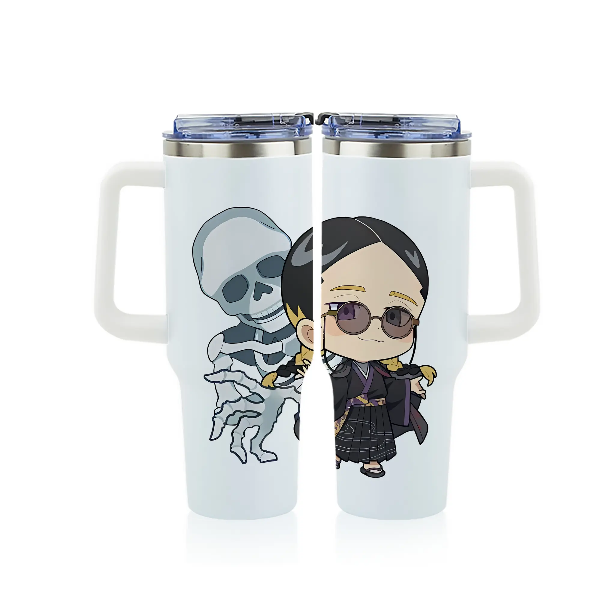 東京リベンジャーズ グッズ,灰谷蘭 - 1200mL フルプリント車用タンブラー ・ 304ステンレス 内側 ・ 201ステンレス 外側 ・ 保温 保冷 ・ 通勤 ドライブ アウトドア用