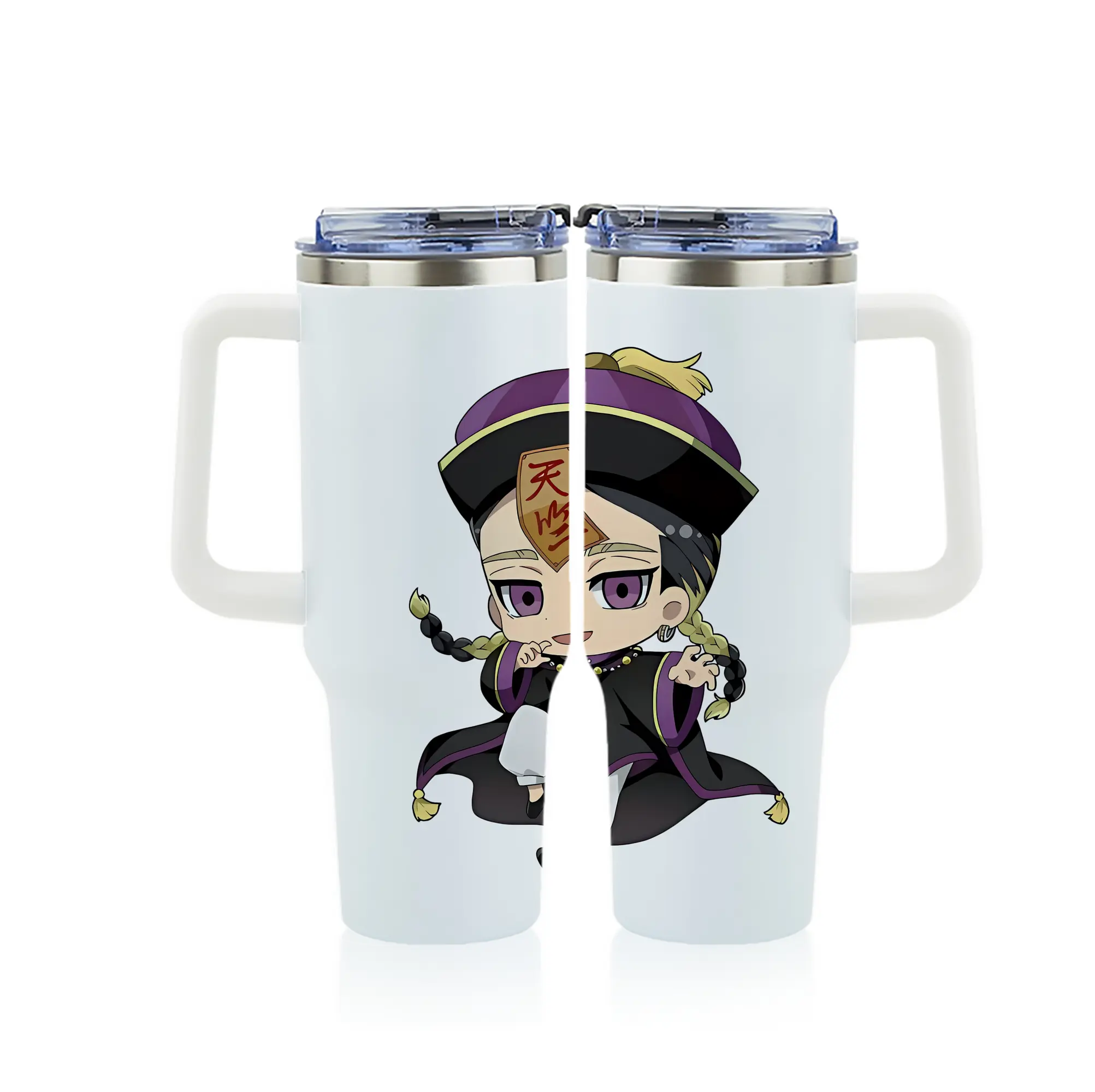 東京リベンジャーズ グッズ,灰谷蘭 - 1200mL フルプリント車用タンブラー ・ 304ステンレス 内側 ・ 201ステンレス 外側 ・ 保温 保冷 ・ 通勤 ドライブ アウトドア用