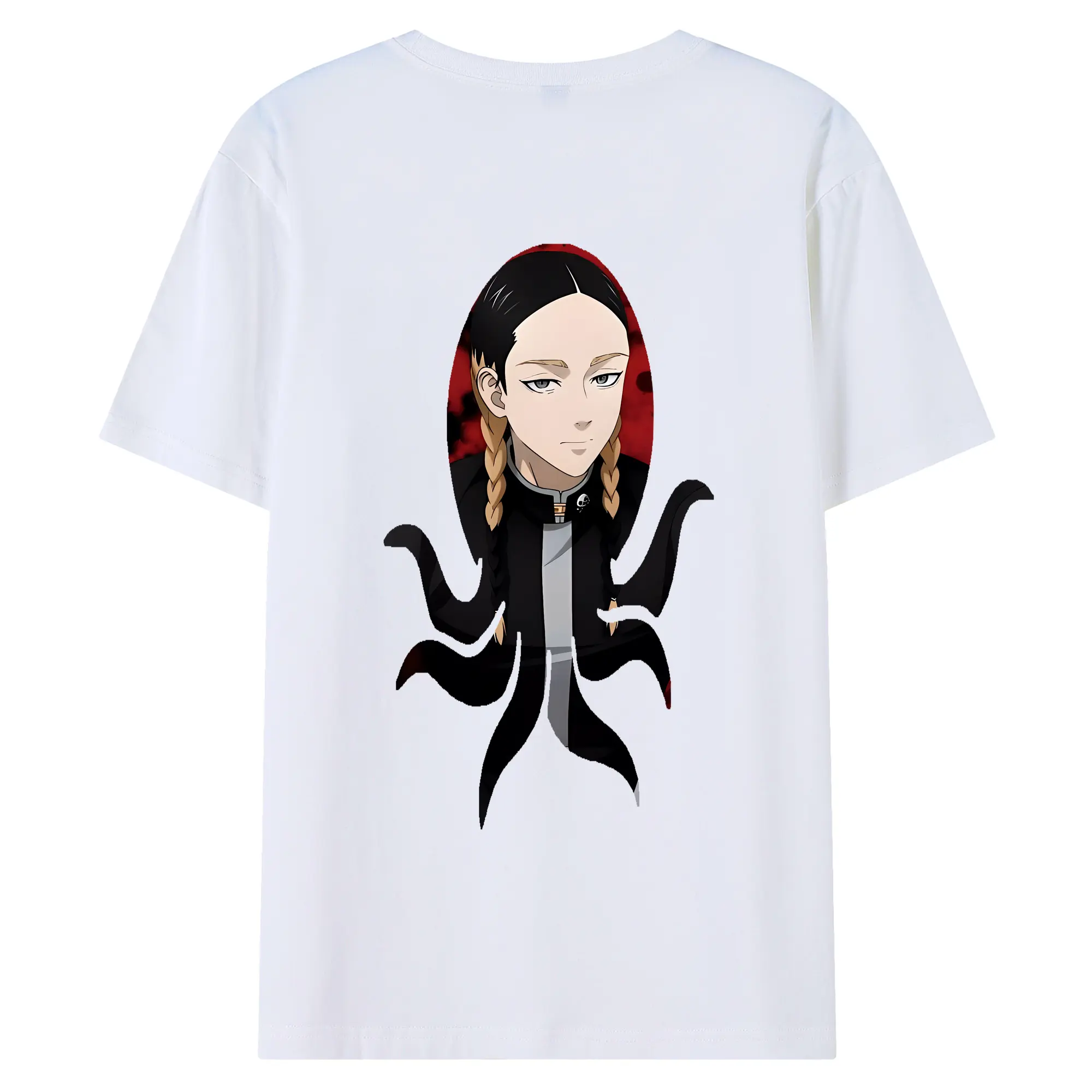 東京リベンジャーズ グッズ,灰谷蘭 - 綿100％ 半袖Tシャツ ・ バックプリント ・ 快適 通気性 ・ 日常使い 散歩 スポーツ用