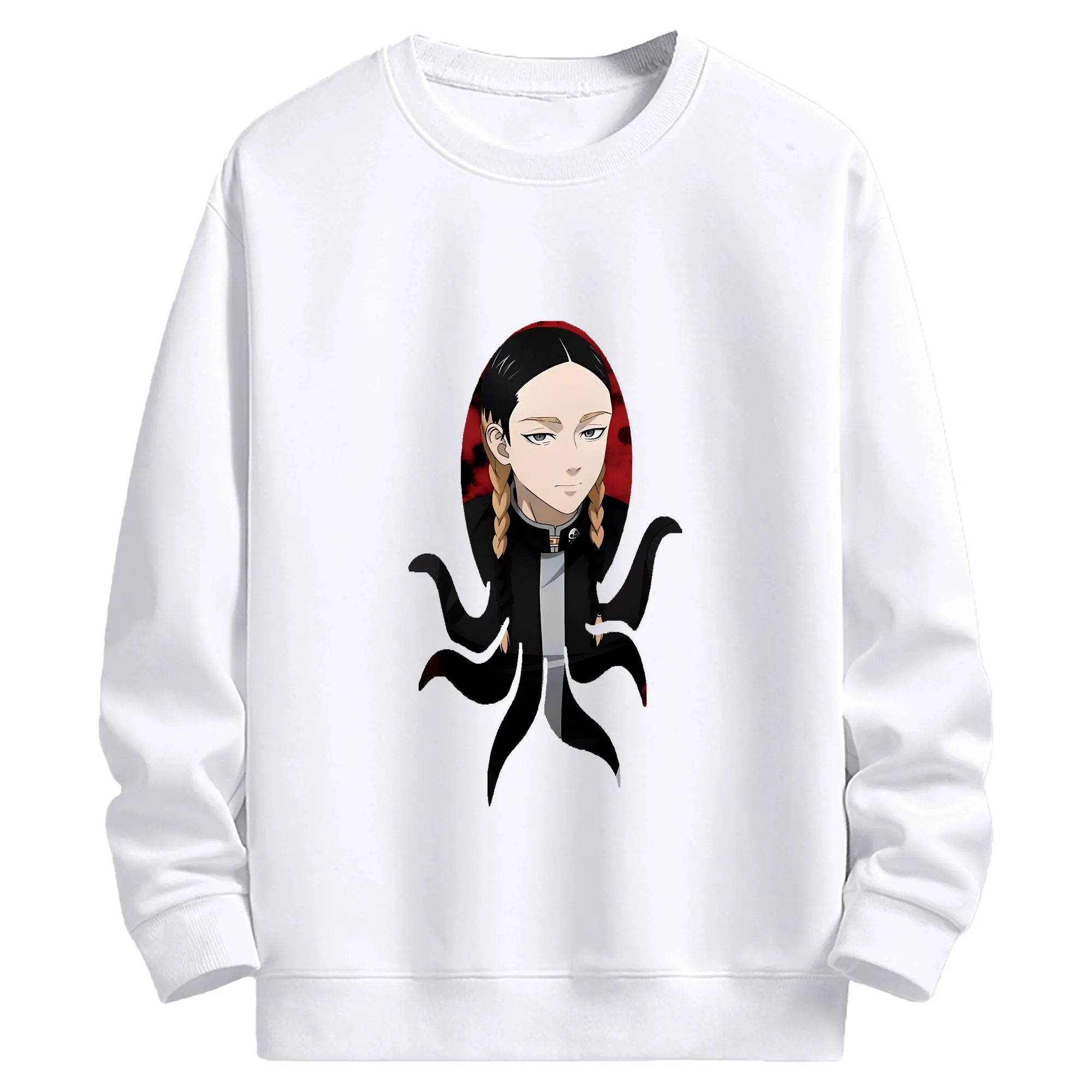 東京リベンジャーズ グッズ,灰谷蘭 - 高品質 クルーネック スウェット ・ コットン59％ ポリエステル41％ ・ ユニセックス 長袖 トレーナー ・ カジュアル デイリー スポーツ 散歩用