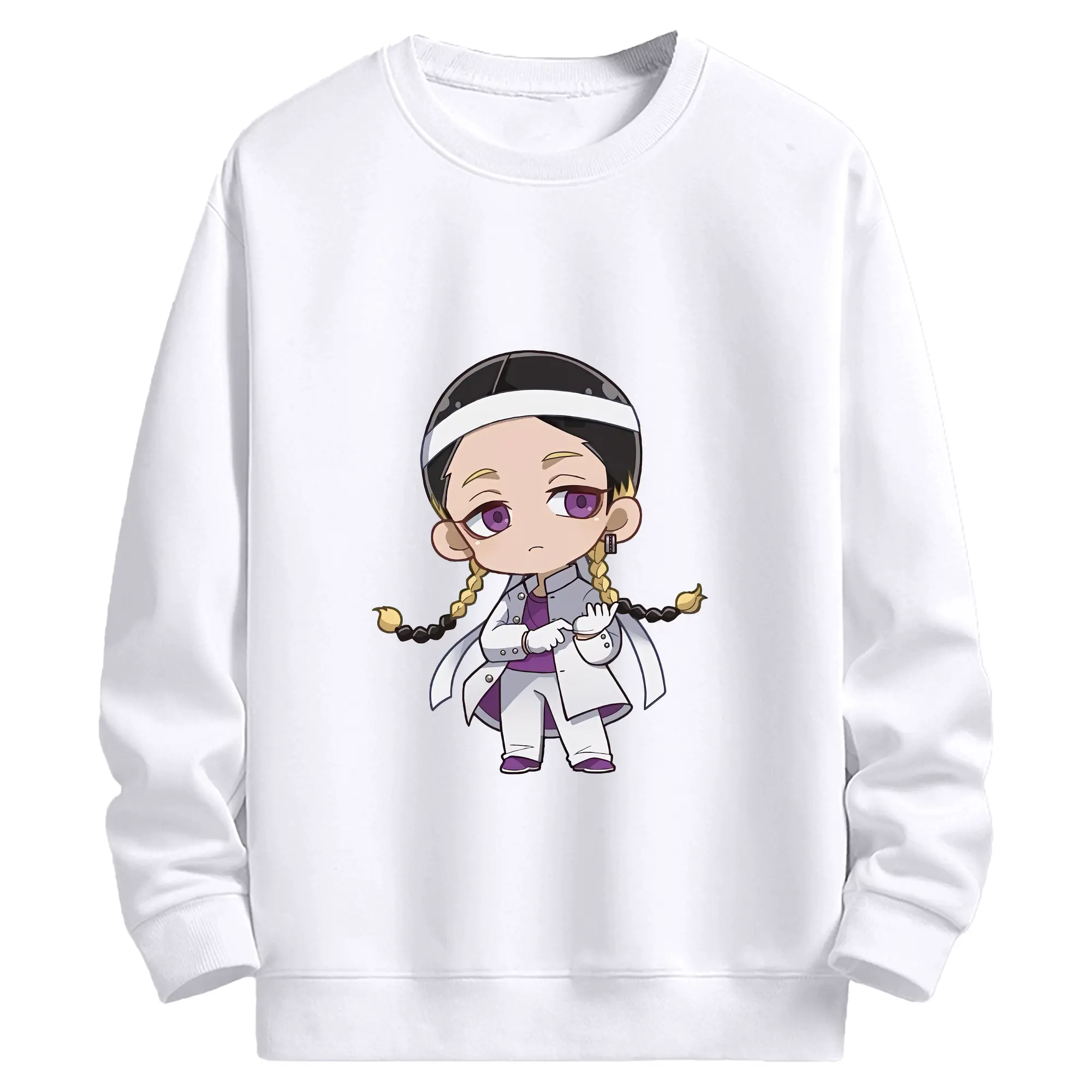 東京リベンジャーズ グッズ,灰谷蘭 - 高品質 クルーネック スウェット ・ コットン59％ ポリエステル41％ ・ ユニセックス 長袖 トレーナー ・ カジュアル デイリー スポーツ 散歩用