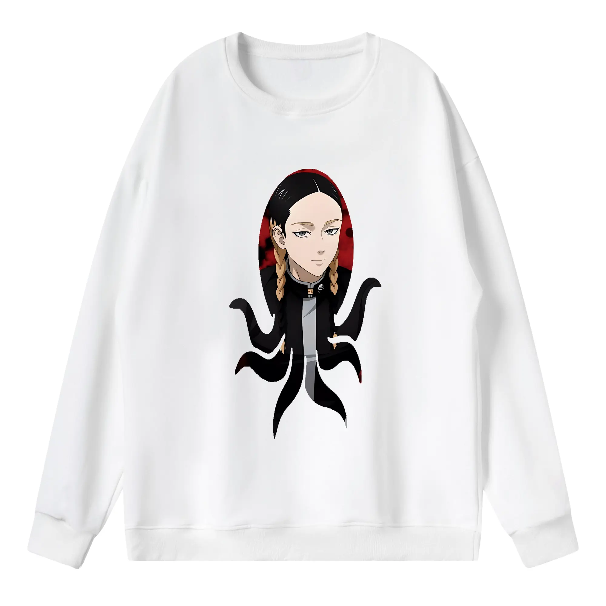 東京リベンジャーズ グッズ,灰谷蘭 - 薄手 クルーネック スウェット 裏毛260g · ポリエステル 春秋向け カジュアル 男女兼用 · トレーナー デイリー スポーツ 散歩に最適