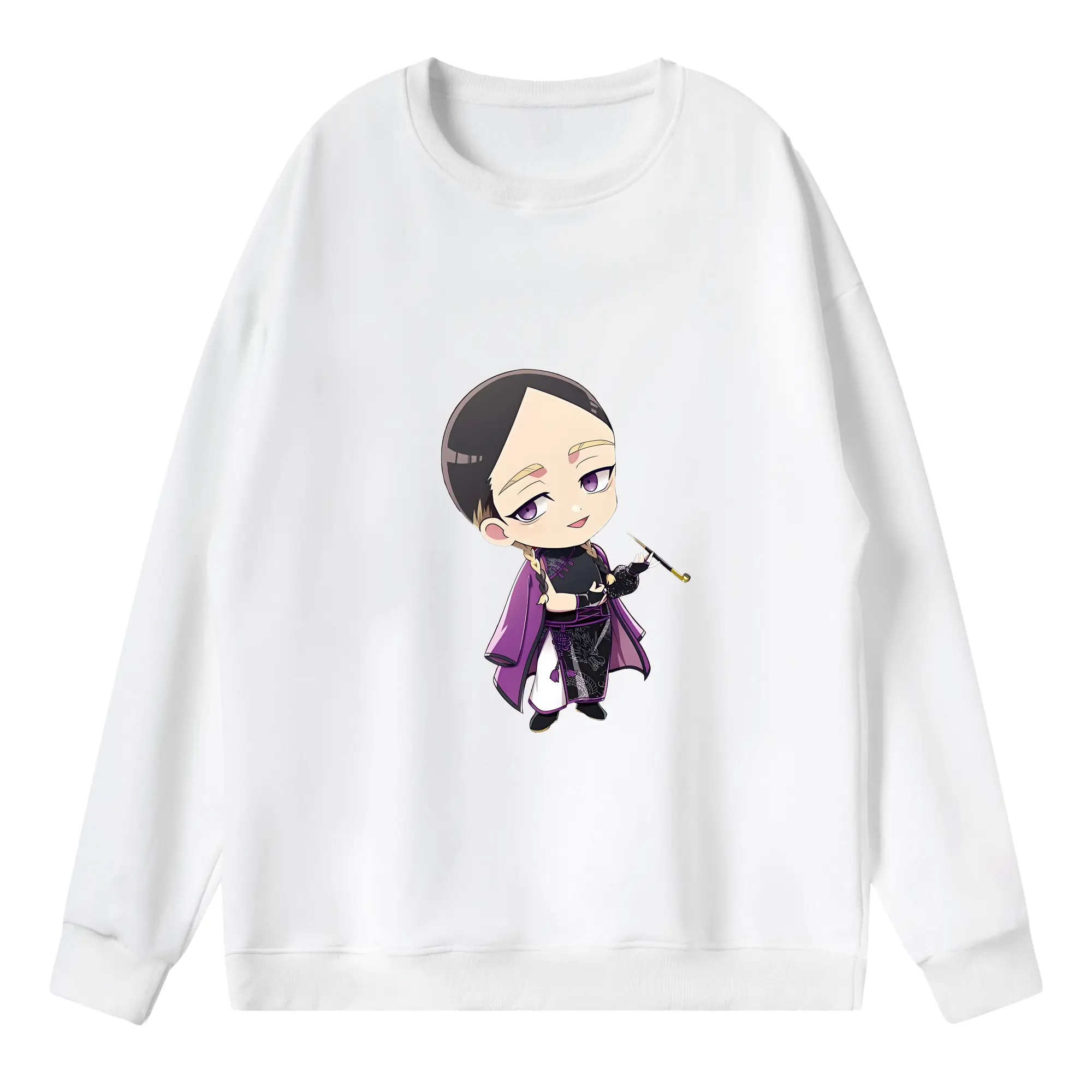 東京リベンジャーズ グッズ,灰谷蘭 - 薄手 クルーネック スウェット 裏毛260g · ポリエステル 春秋向け カジュアル 男女兼用 · トレーナー デイリー スポーツ 散歩に最適