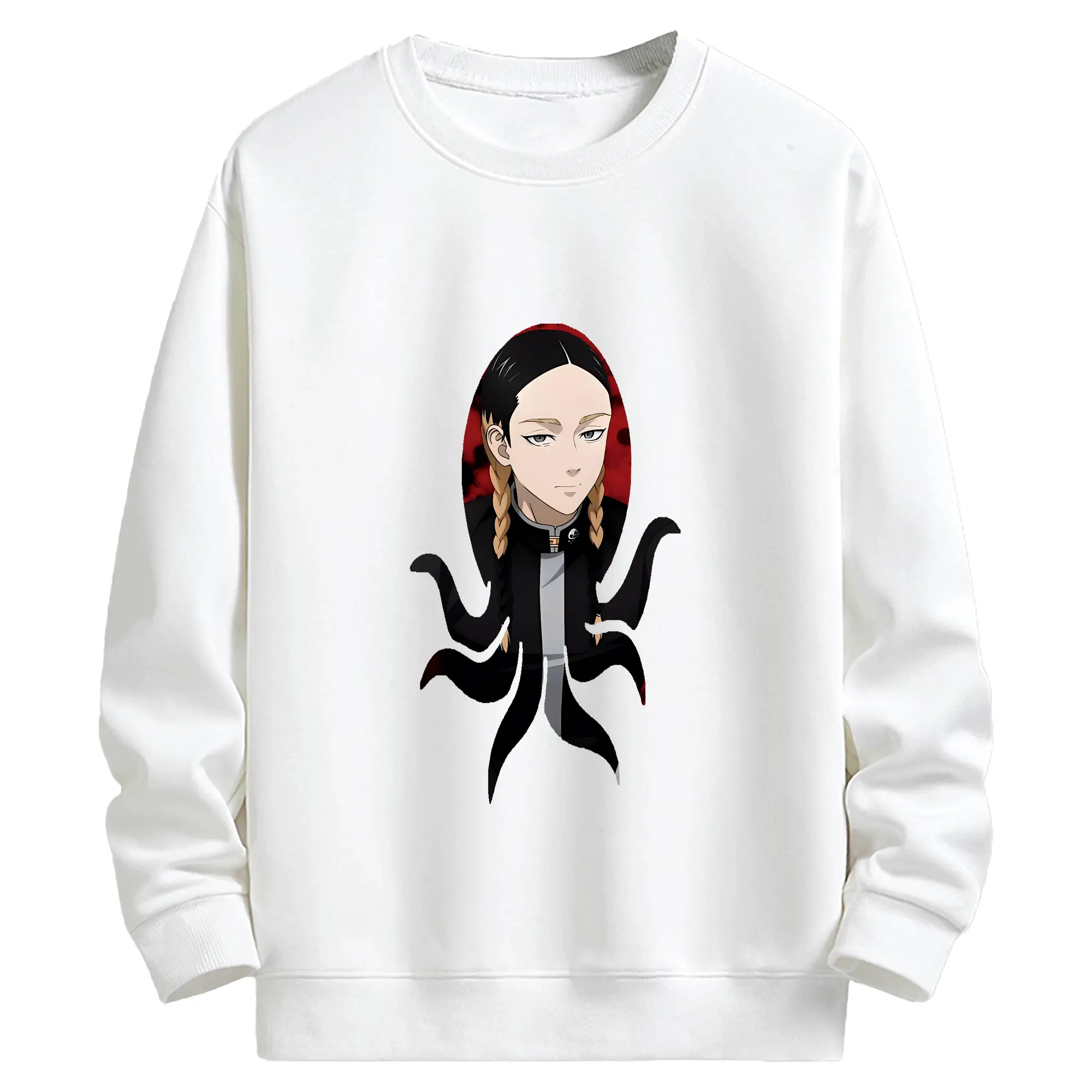 東京リベンジャーズ グッズ,灰谷蘭 - キッズ クルーネックスウェットシャツ ・ フロントプリント ・ 綿80％ ポリエステル20％ ・ 快適 通学 スポーツ 日常使い お散歩用