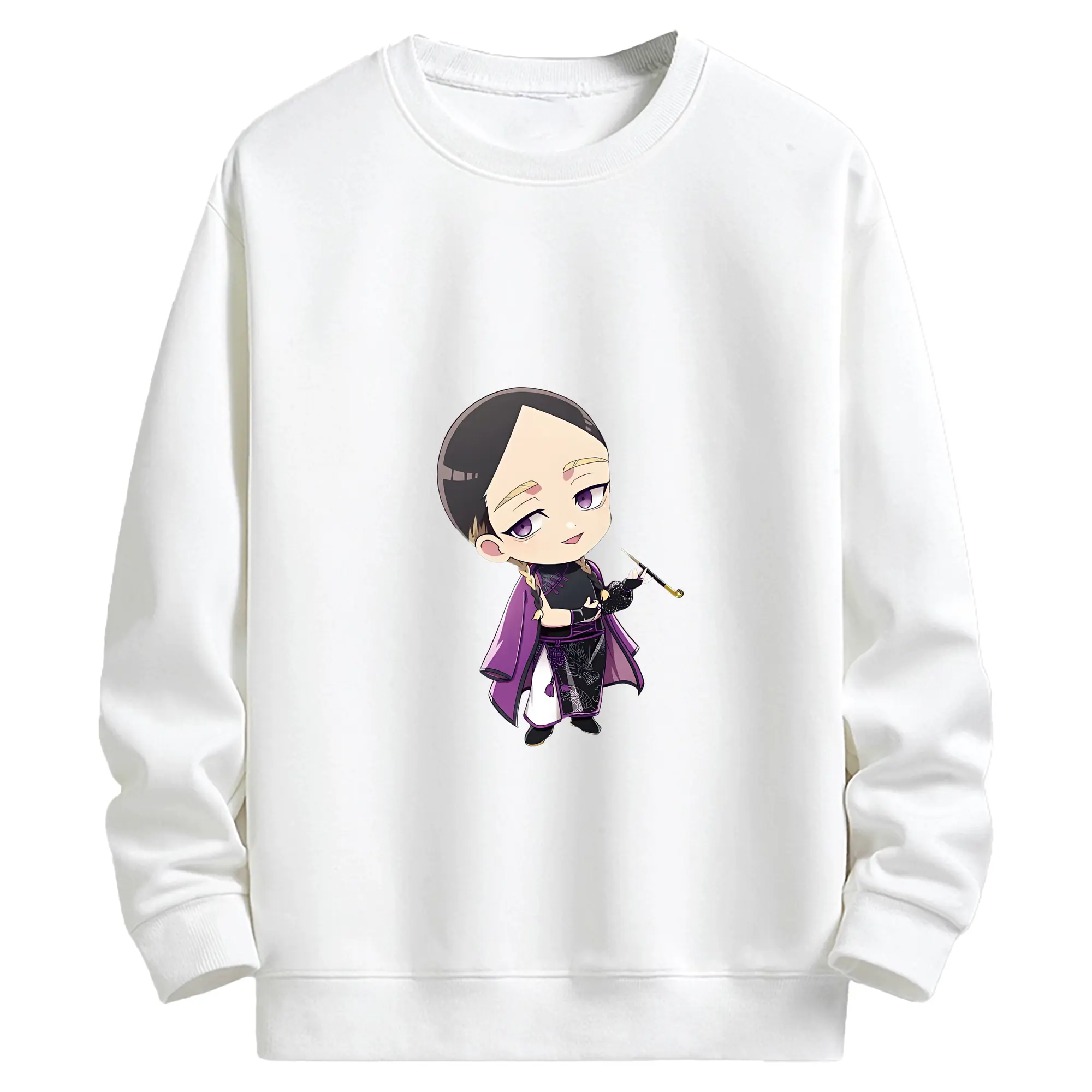 東京リベンジャーズ グッズ,灰谷蘭 - キッズ クルーネックスウェットシャツ ・ フロントプリント ・ 綿80％ ポリエステル20％ ・ 快適 通学 スポーツ 日常使い お散歩用