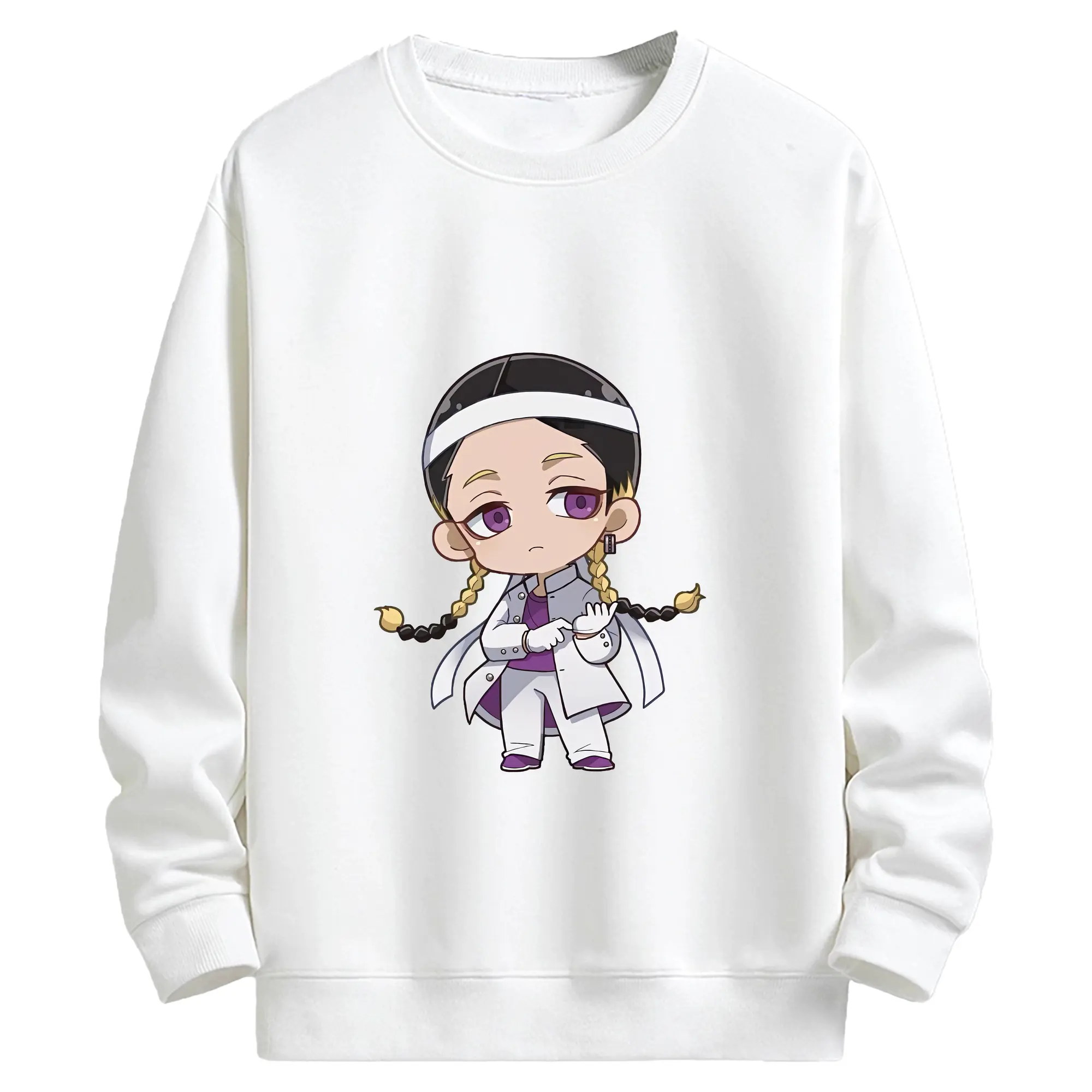 東京リベンジャーズ グッズ,灰谷蘭 - キッズ クルーネックスウェットシャツ ・ フロントプリント ・ 綿80％ ポリエステル20％ ・ 快適 通学 スポーツ 日常使い お散歩用