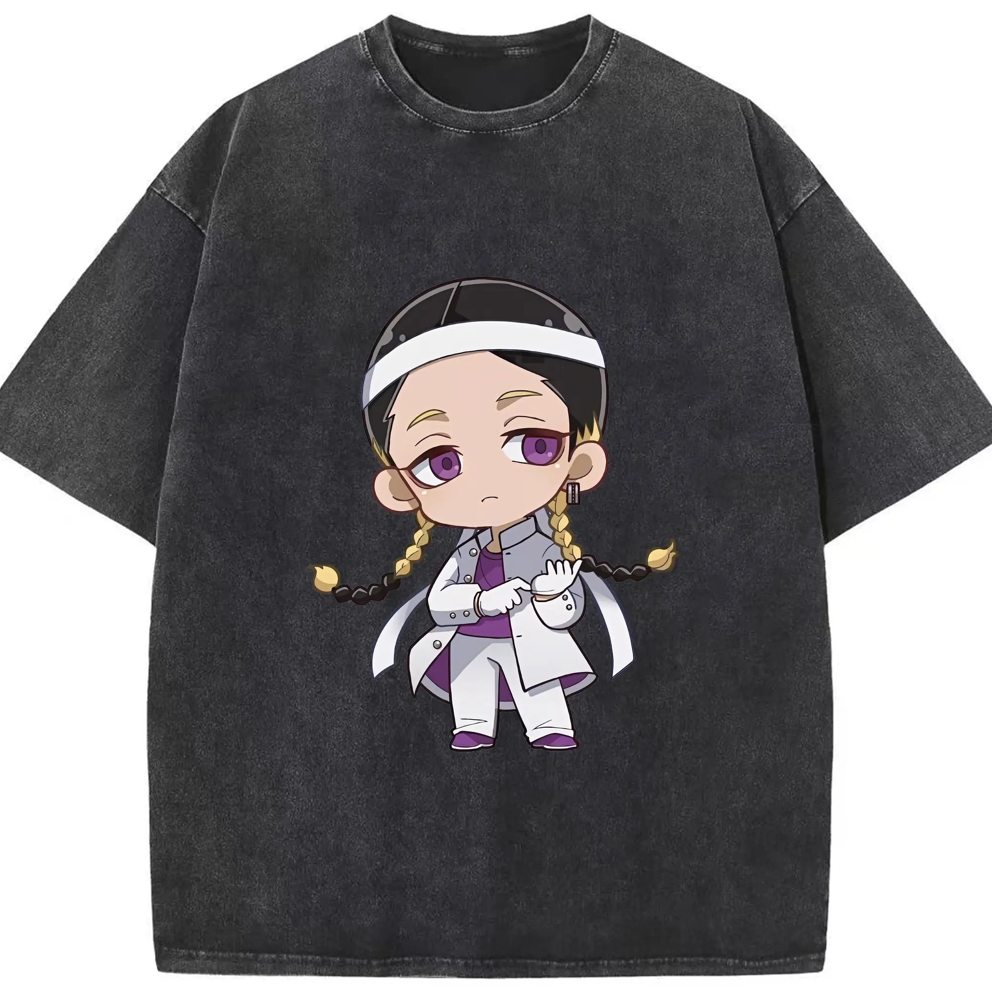 東京リベンジャーズ グッズ,灰谷蘭 - 綿100％ ヴィンテージ風 半袖Tシャツ ・ フロントプリント ・ 柔らか肌触り ・ 通気性 快適 ・ スポーツ カジュアル 外出用