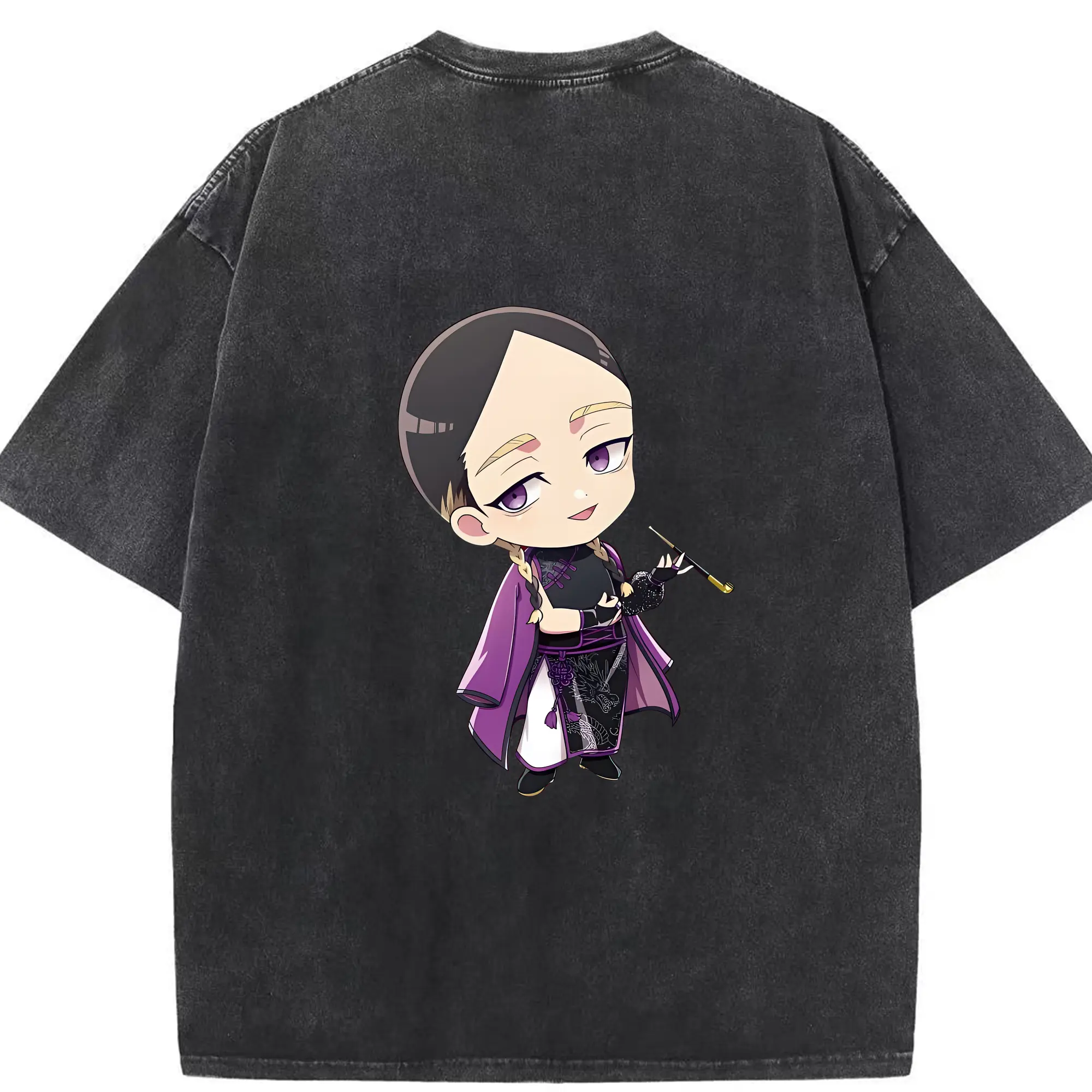 東京リベンジャーズ グッズ,灰谷蘭 - 綿100％ ヴィンテージ風 半袖Tシャツ ・ 背面プリント ・ 柔らか肌触り ・ 通気性 快適 ・ スポーツ カジュアル 外出用