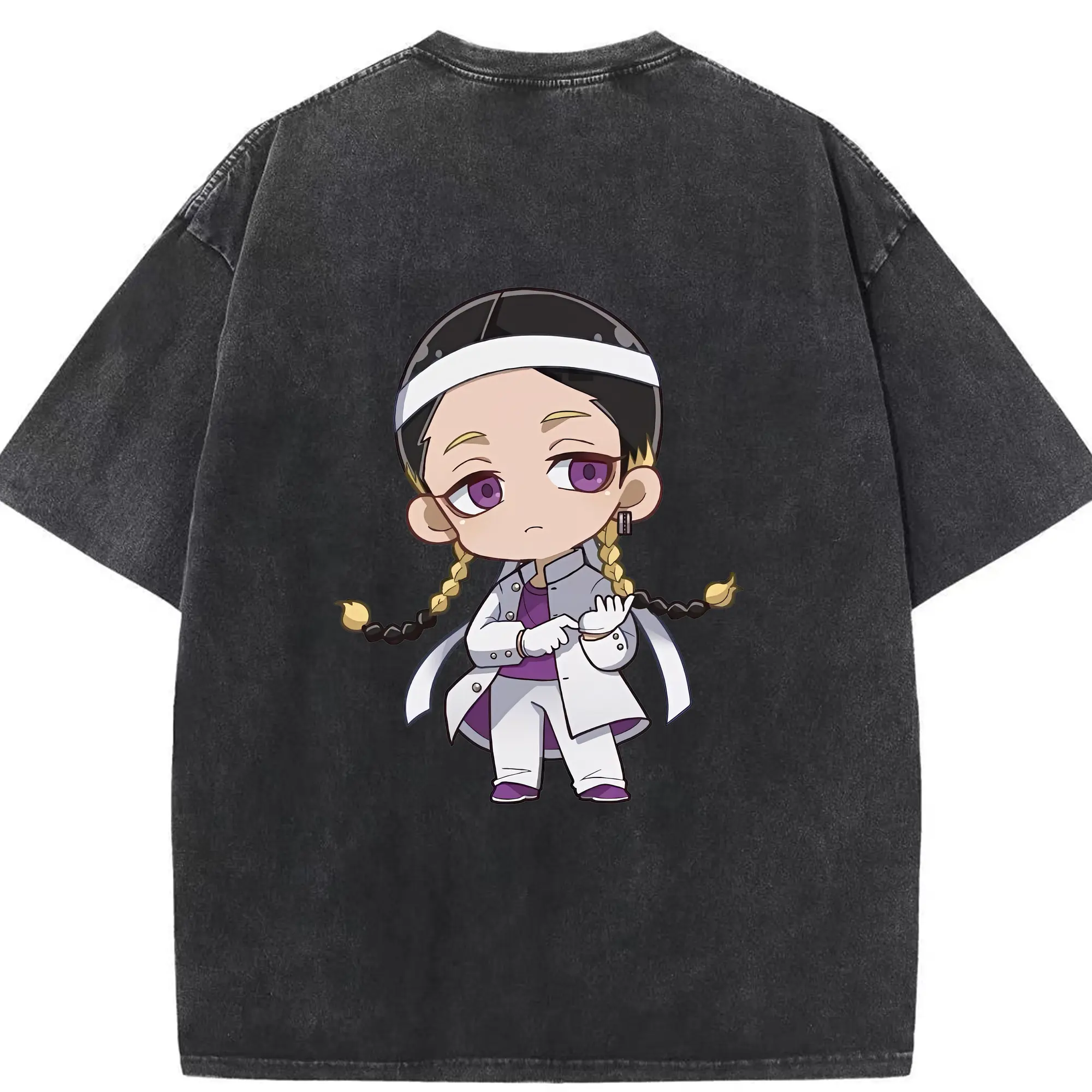 東京リベンジャーズ グッズ,灰谷蘭 - 綿100％ ヴィンテージ風 半袖Tシャツ ・ 背面プリント ・ 柔らか肌触り ・ 通気性 快適 ・ スポーツ カジュアル 外出用