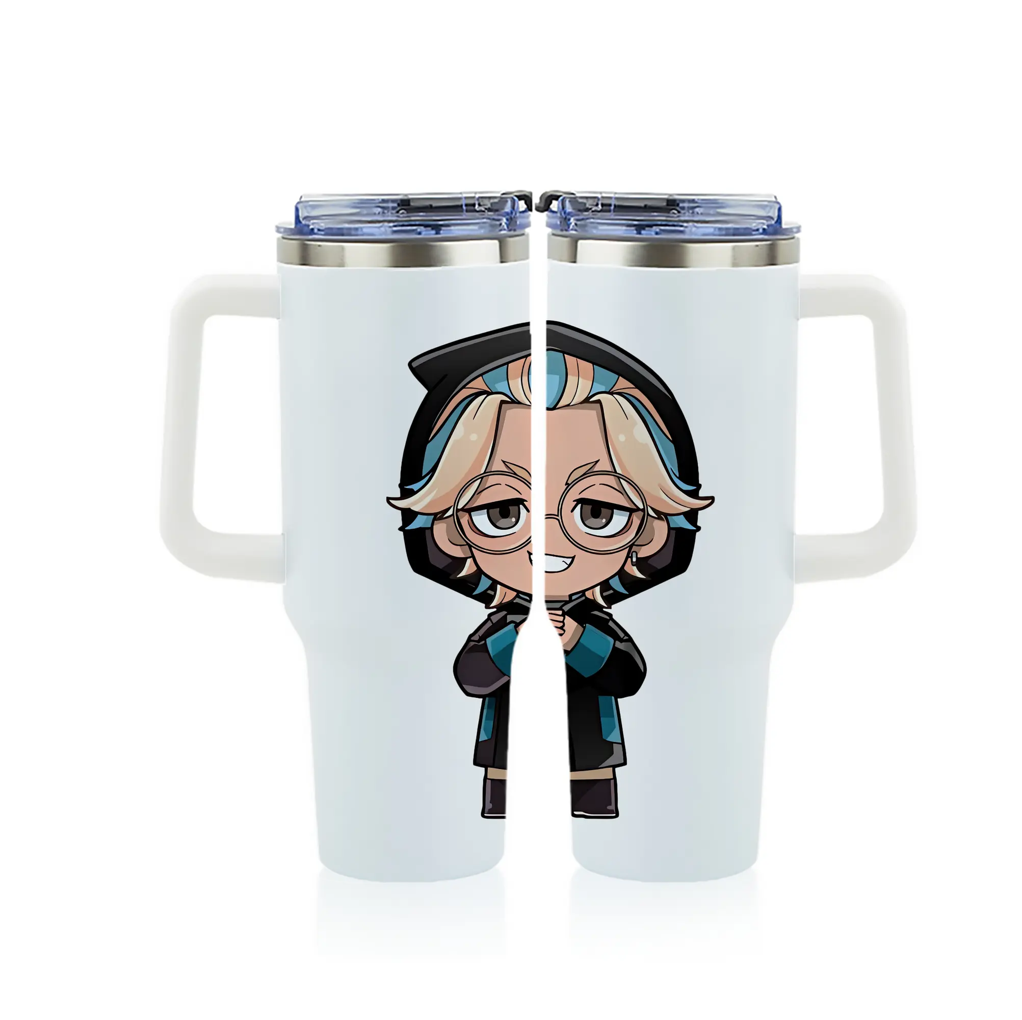 東京リベンジャーズ グッズ,灰谷竜胆 - 1200mL フルプリント車用タンブラー ・ 304ステンレス 内側 ・ 201ステンレス 外側 ・ 保温 保冷 ・ 通勤 ドライブ アウトドア用