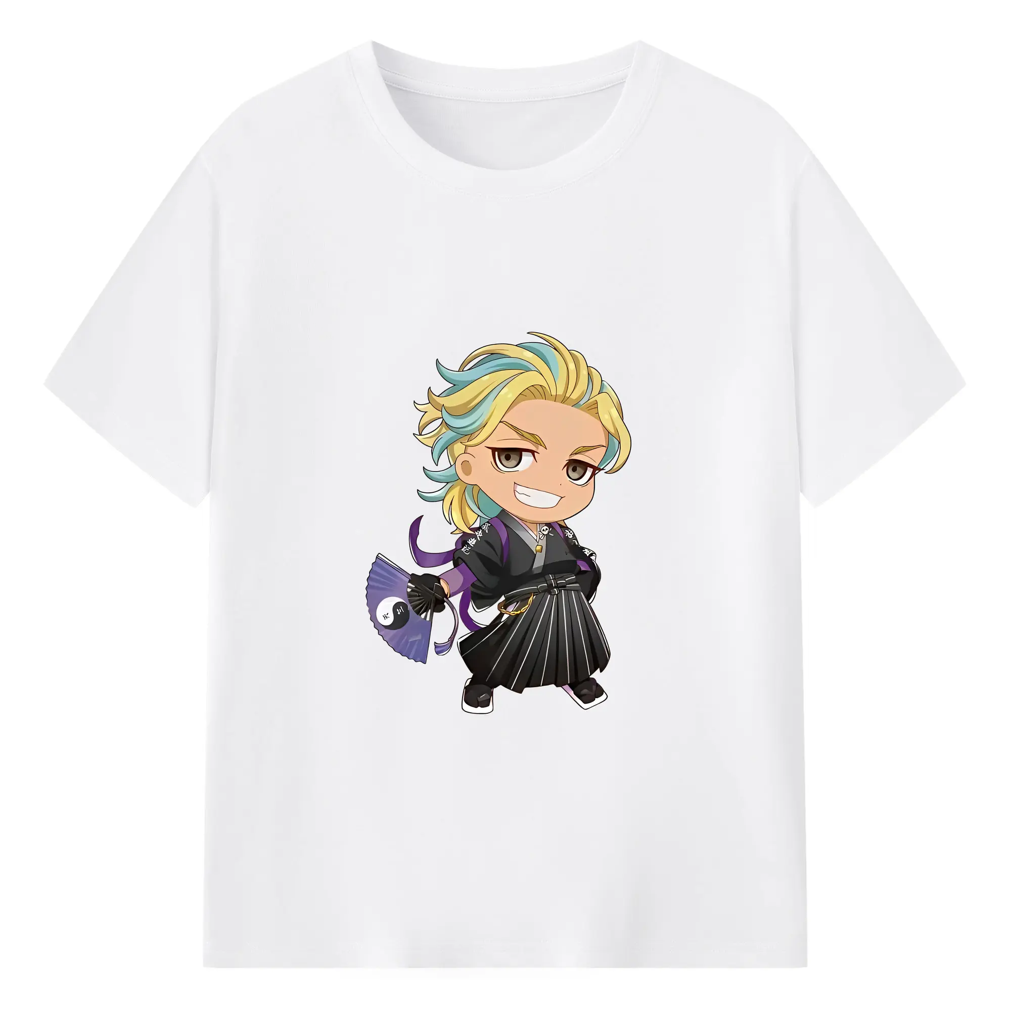 東京リベンジャーズ グッズ,灰谷竜胆 - 綿100％ 半袖Tシャツ ・ フロントプリント ・ 快適 通気性 ・ 日常使い 散歩 スポーツ用