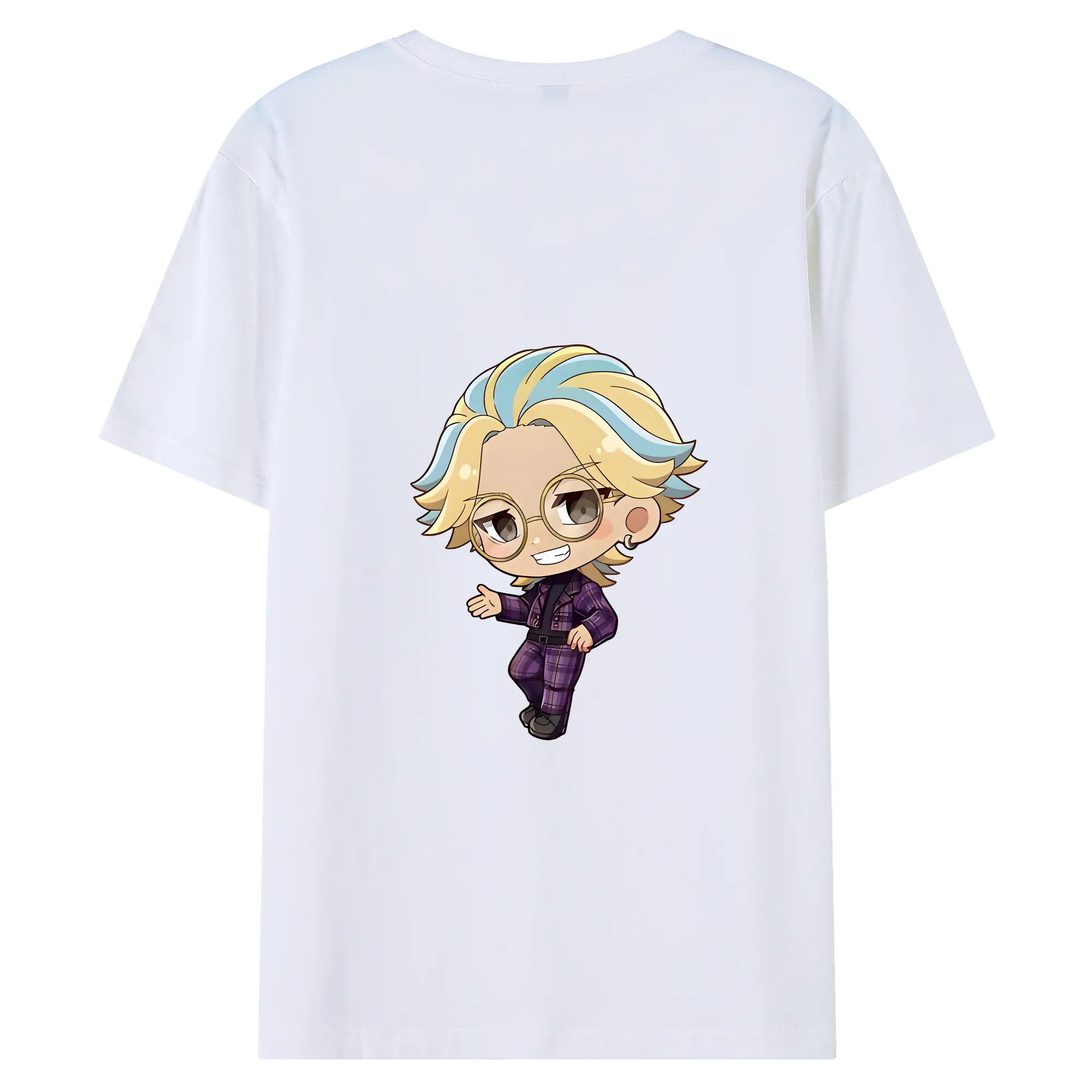 東京リベンジャーズ グッズ,灰谷竜胆 - 綿100％ 半袖Tシャツ ・ バックプリント ・ 快適 通気性 ・ 日常使い 散歩 スポーツ用