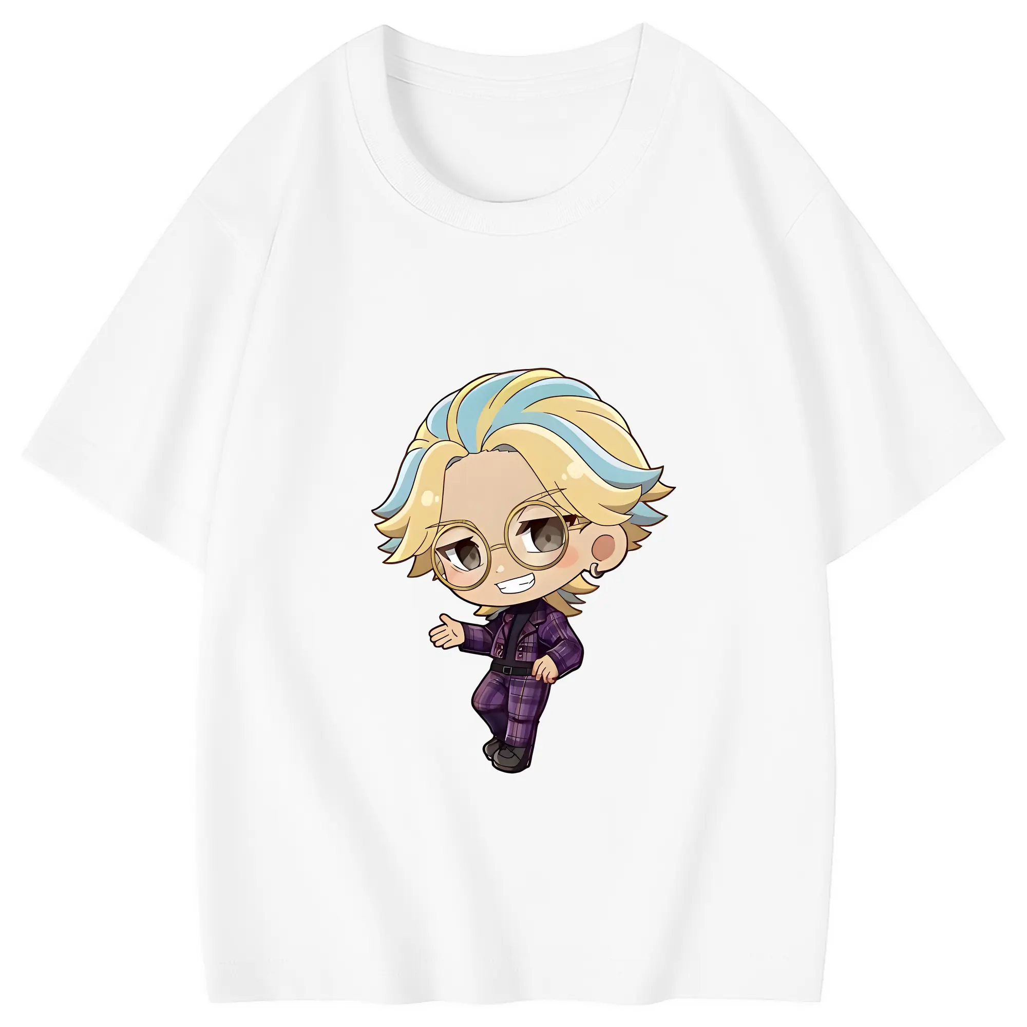 東京リベンジャーズ グッズ,灰谷竜胆 - 綿100％ キッズTシャツ ・ フロントプリント ・ 快適 通気性 ・ スポーツ カジュアル 散歩用