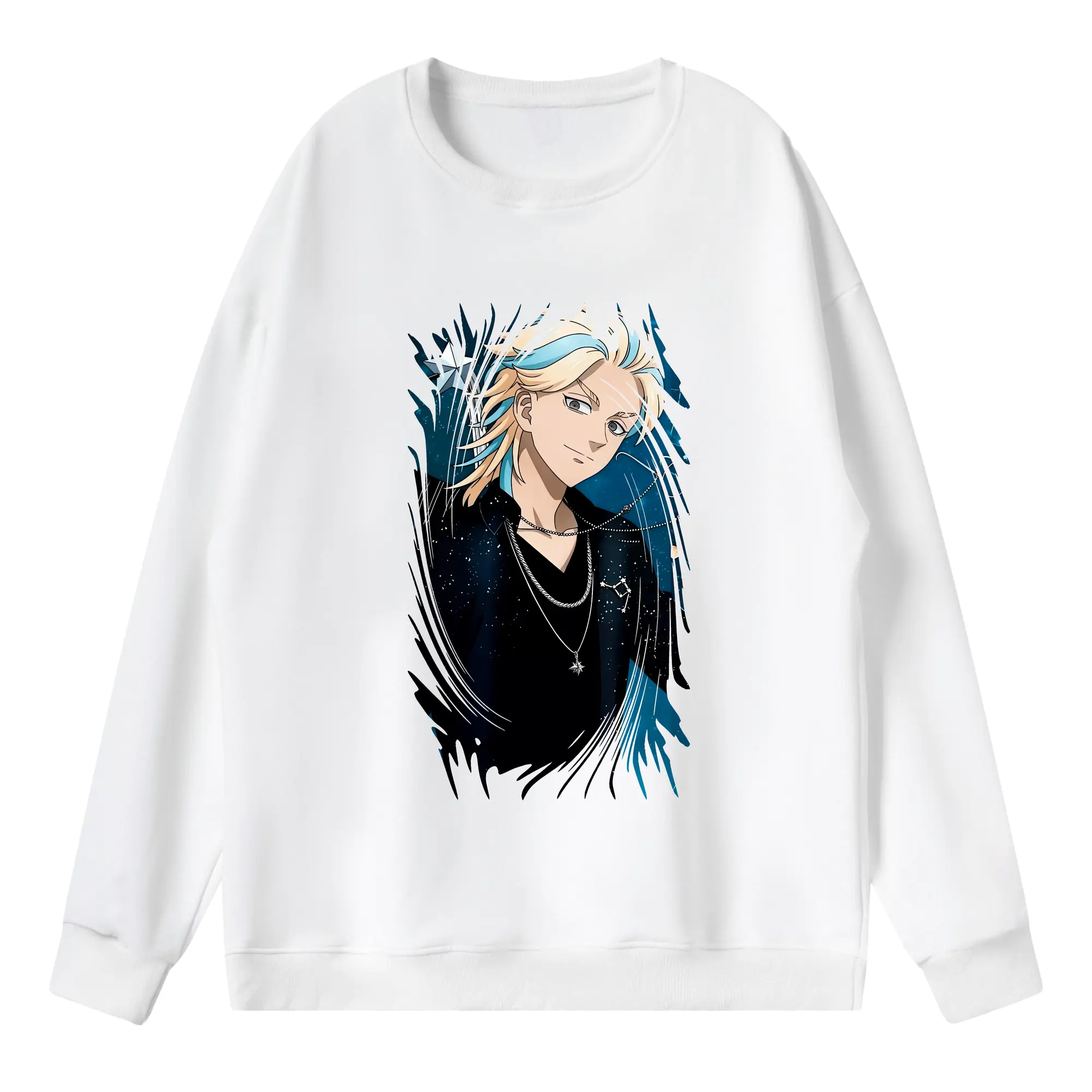 東京リベンジャーズ グッズ,灰谷竜胆 - 薄手 クルーネック スウェット 裏毛260g · ポリエステル 春秋向け カジュアル 男女兼用 · トレーナー デイリー スポーツ 散歩に最適