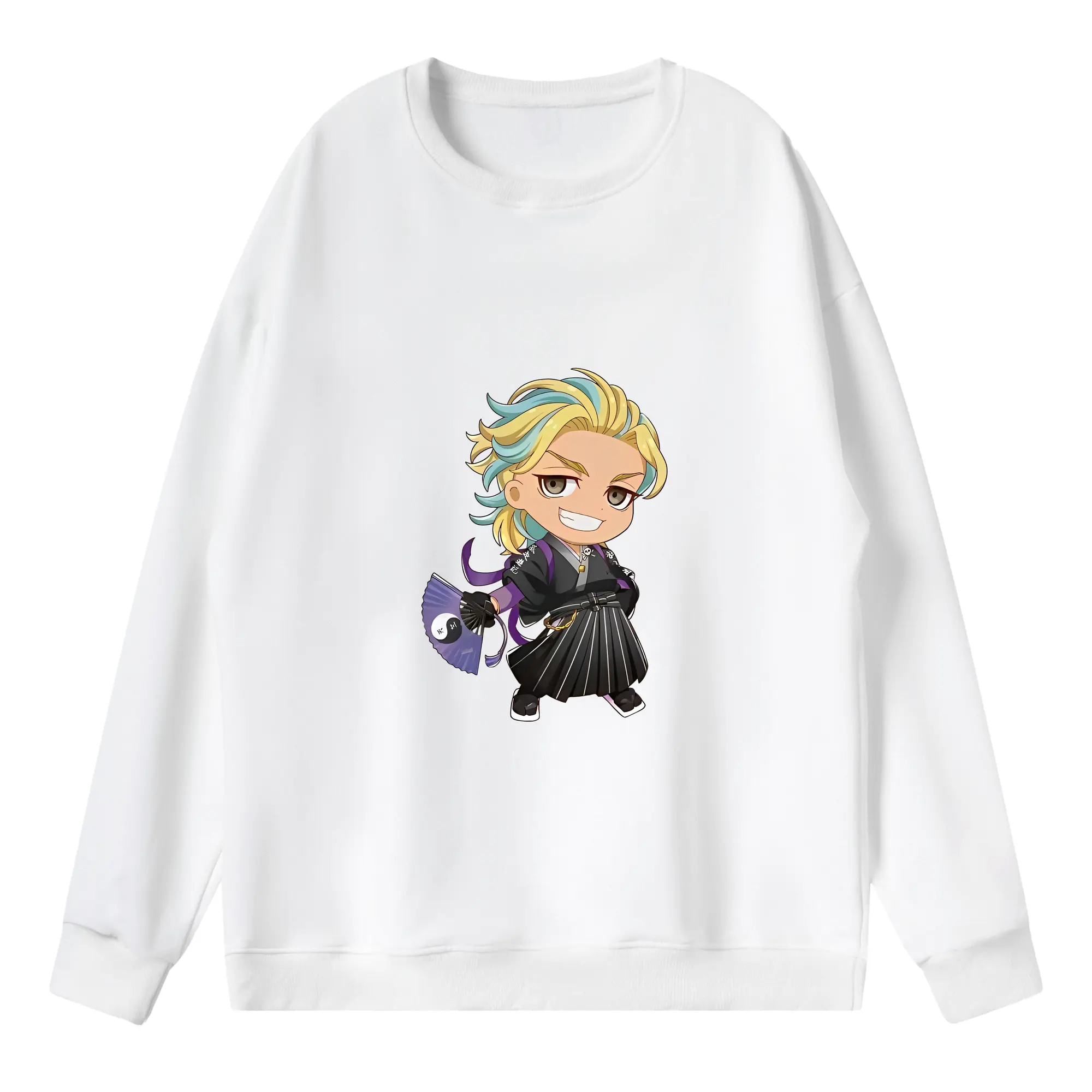 東京リベンジャーズ グッズ,灰谷竜胆 - 薄手 クルーネック スウェット 裏毛260g · ポリエステル 春秋向け カジュアル 男女兼用 · トレーナー デイリー スポーツ 散歩に最適