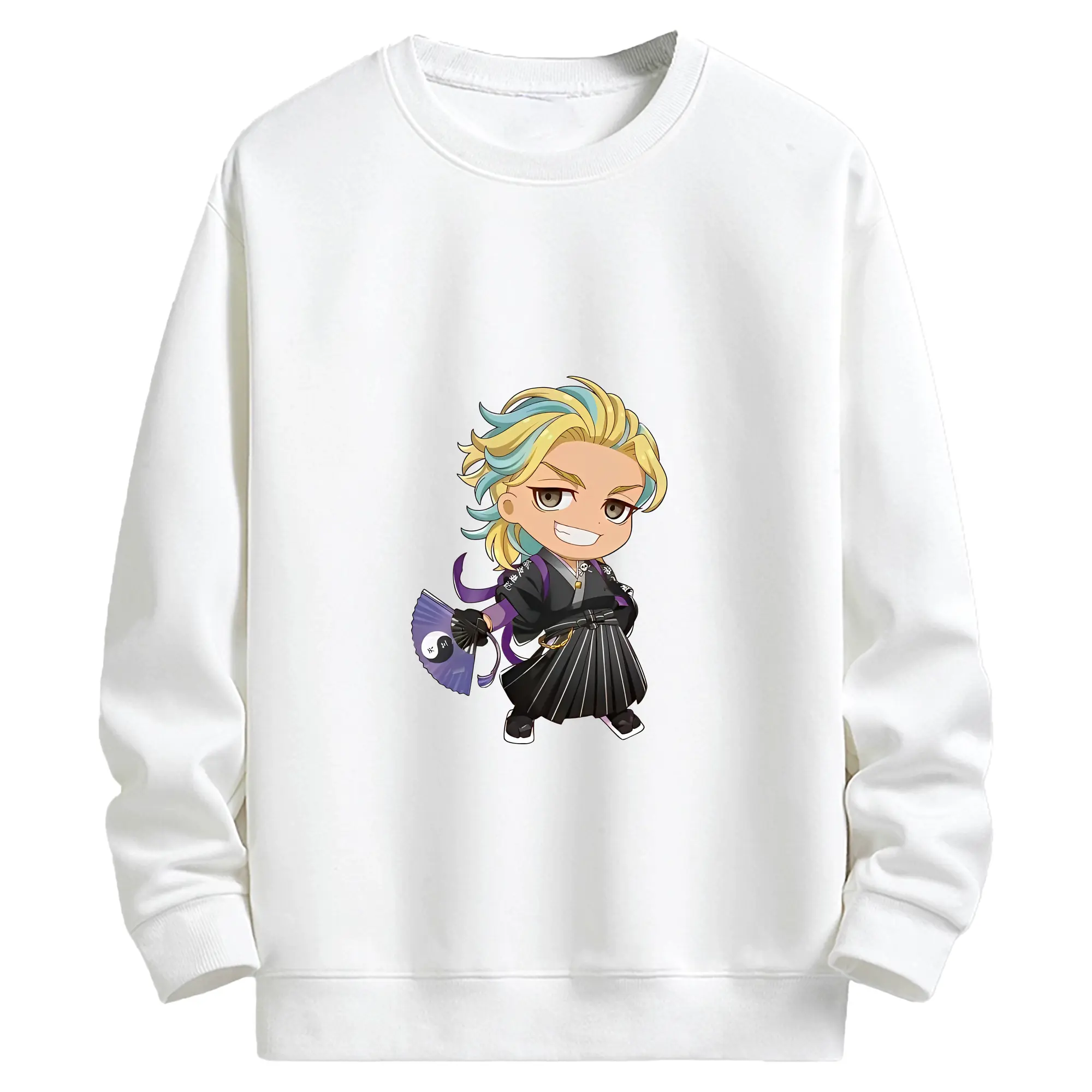 東京リベンジャーズ グッズ,灰谷竜胆 - キッズ クルーネックスウェットシャツ ・ フロントプリント ・ 綿80％ ポリエステル20％ ・ 快適 通学 スポーツ 日常使い お散歩用