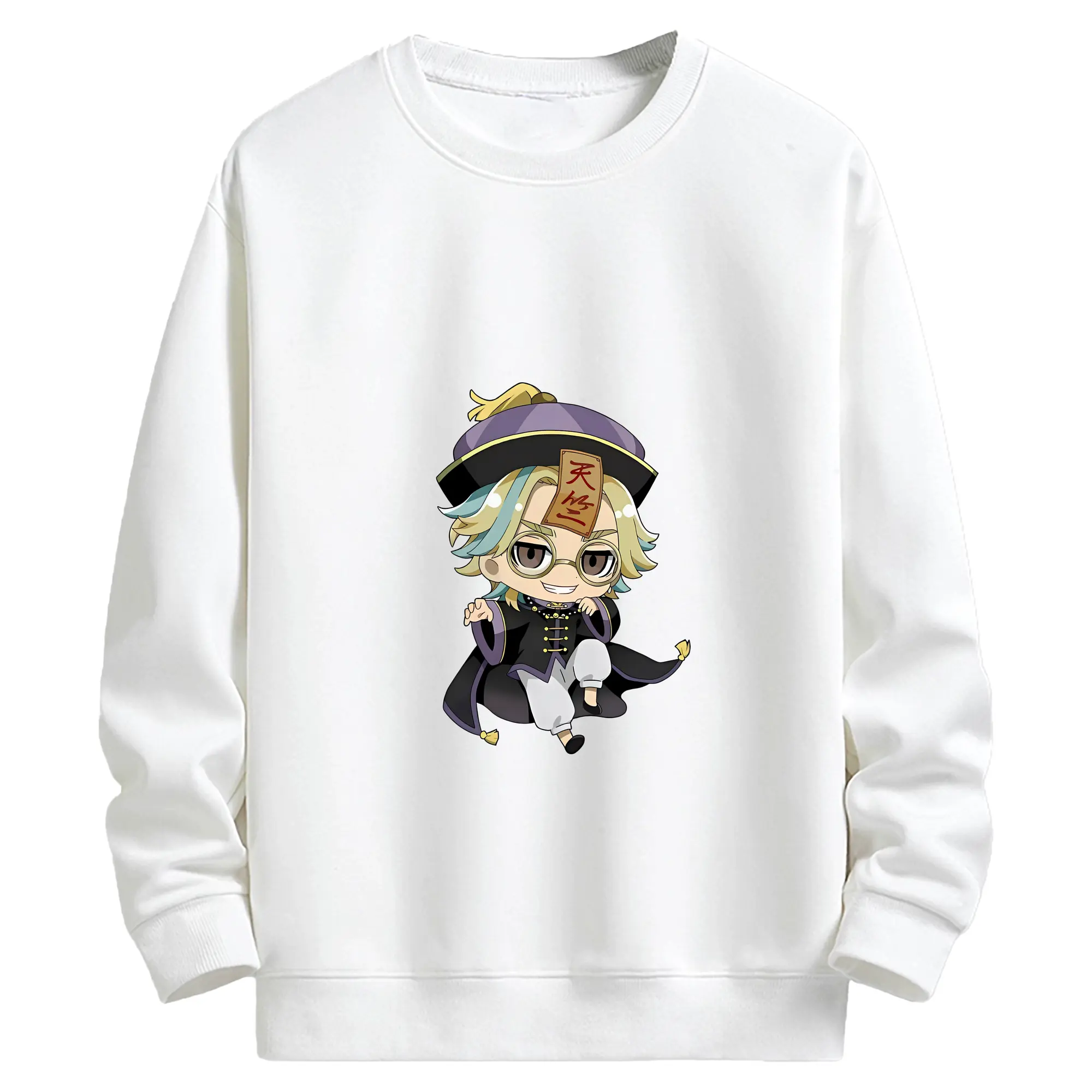 東京リベンジャーズ グッズ,灰谷竜胆 - キッズ クルーネックスウェットシャツ ・ フロントプリント ・ 綿80％ ポリエステル20％ ・ 快適 通学 スポーツ 日常使い お散歩用