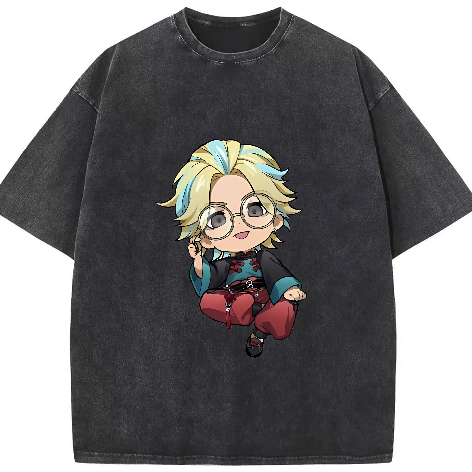 東京リベンジャーズ グッズ,灰谷竜胆 - 綿100％ ヴィンテージ風 半袖Tシャツ ・ フロントプリント ・ 柔らか肌触り ・ 通気性 快適 ・ スポーツ カジュアル 外出用