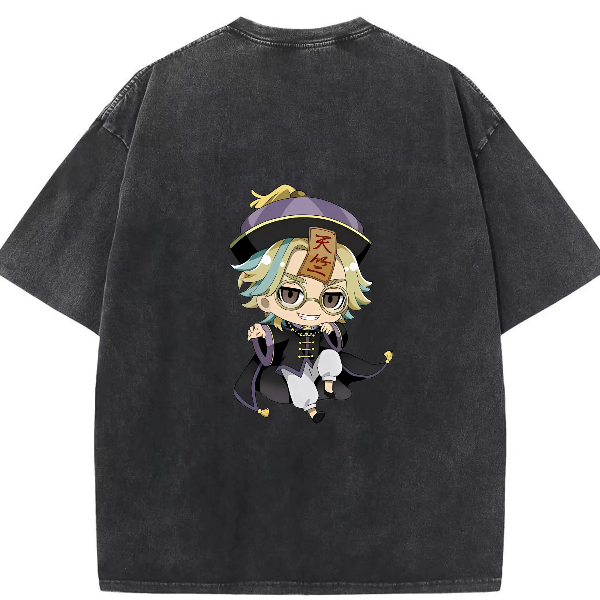 東京リベンジャーズ グッズ,灰谷竜胆 - 綿100％ ヴィンテージ風 半袖Tシャツ ・ 背面プリント ・ 柔らか肌触り ・ 通気性 快適 ・ スポーツ カジュアル 外出用