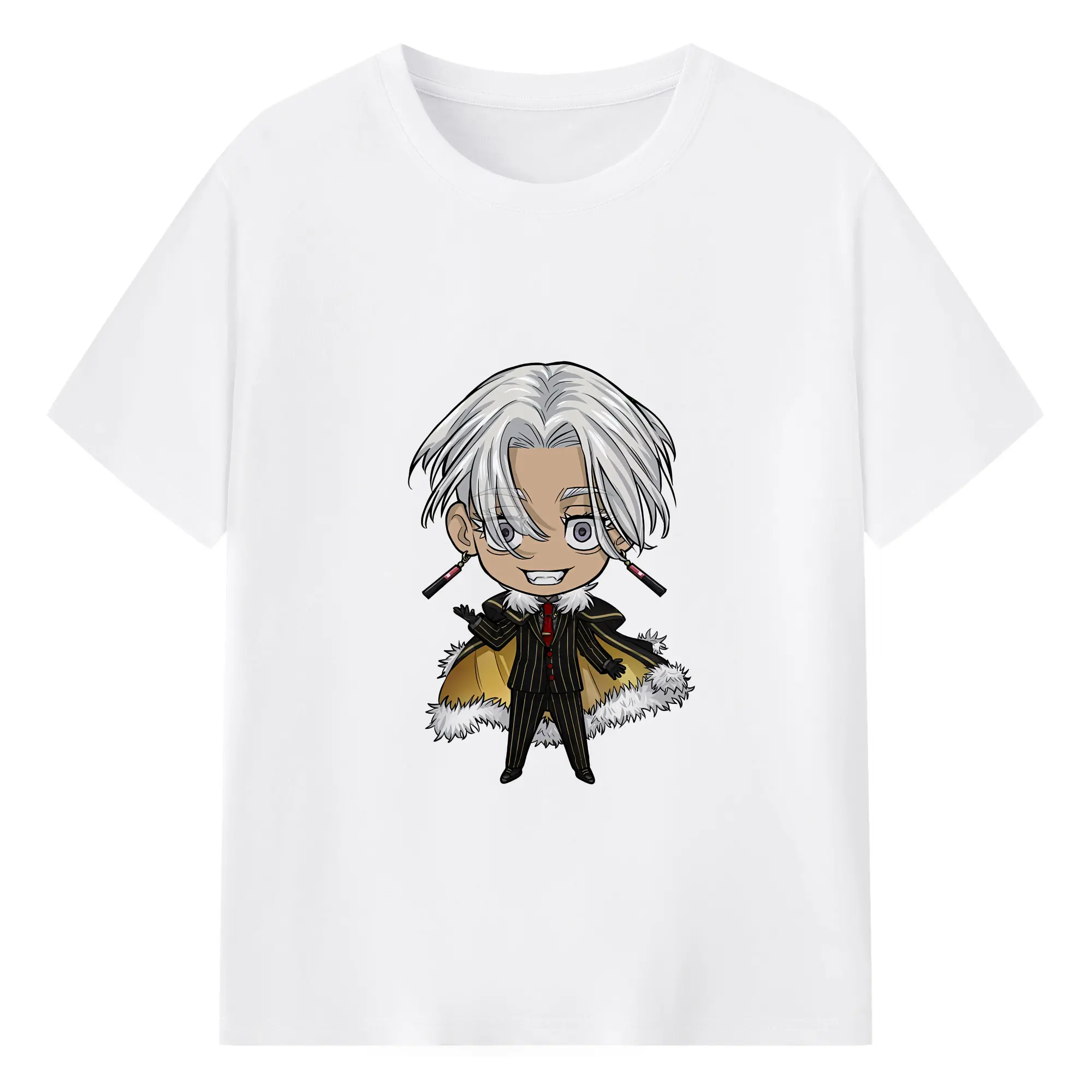 東京リベンジャーズ グッズ,黒川イザナ - 綿100％ 半袖Tシャツ ・ フロントプリント ・ 快適 通気性 ・ 日常使い 散歩 スポーツ用