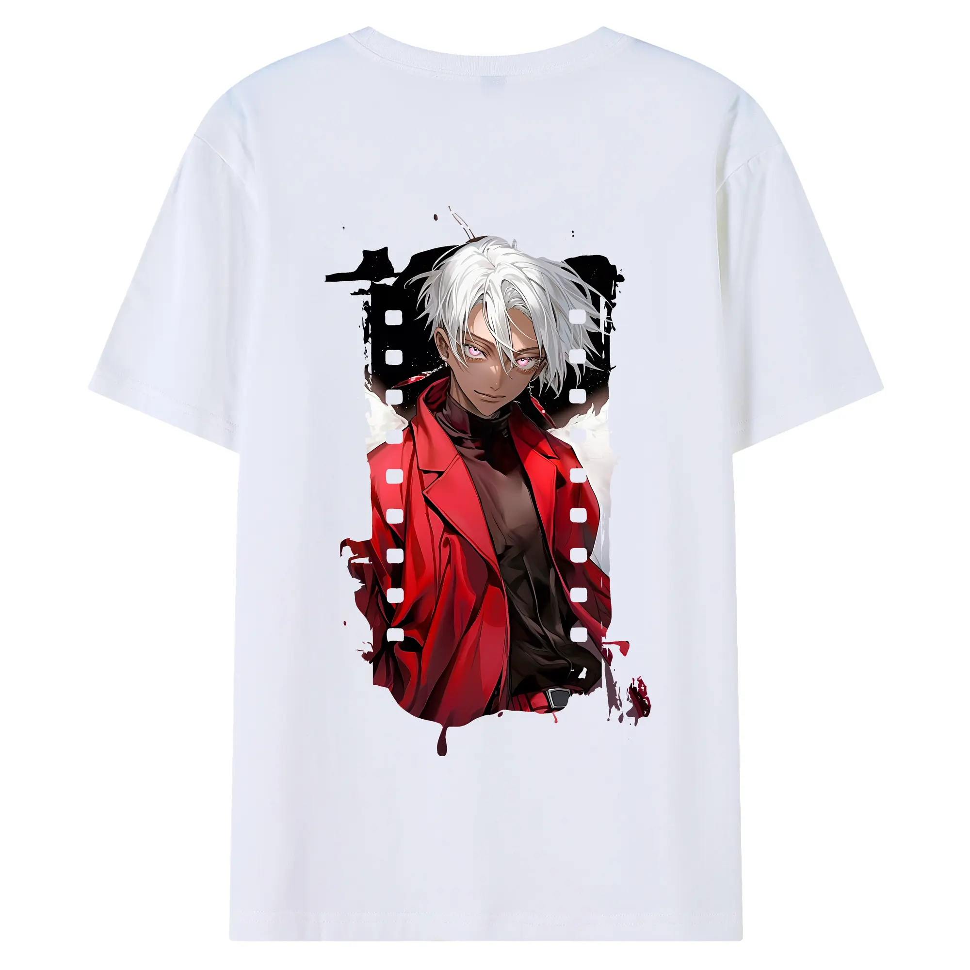 東京リベンジャーズ グッズ,黒川イザナ - 綿100％ 半袖Tシャツ ・ バックプリント ・ 快適 通気性 ・ 日常使い 散歩 スポーツ用