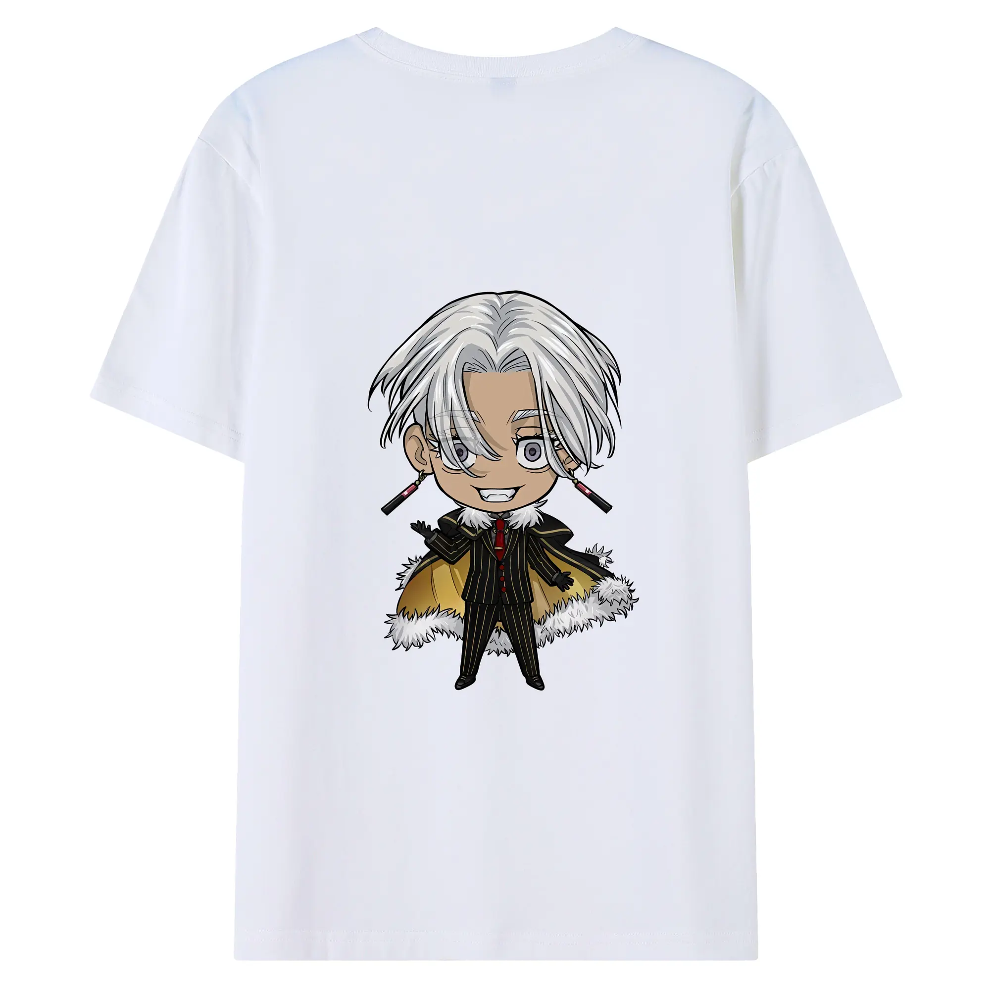 東京リベンジャーズ グッズ,黒川イザナ - 綿100％ 半袖Tシャツ ・ バックプリント ・ 快適 通気性 ・ 日常使い 散歩 スポーツ用