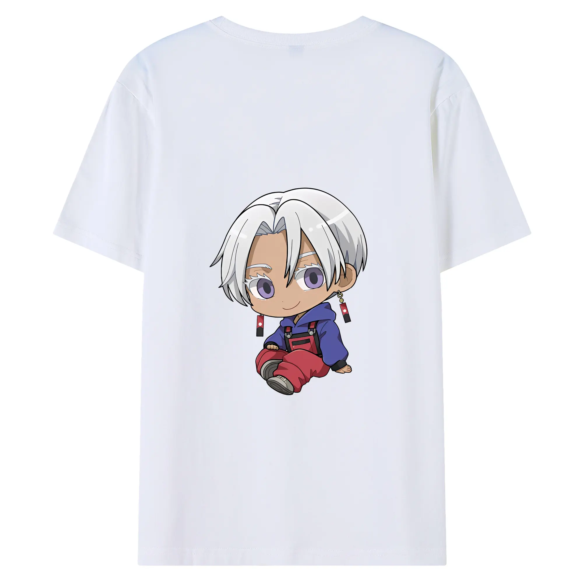 東京リベンジャーズ グッズ,黒川イザナ - 綿100％ 半袖Tシャツ ・ バックプリント ・ 快適 通気性 ・ 日常使い 散歩 スポーツ用