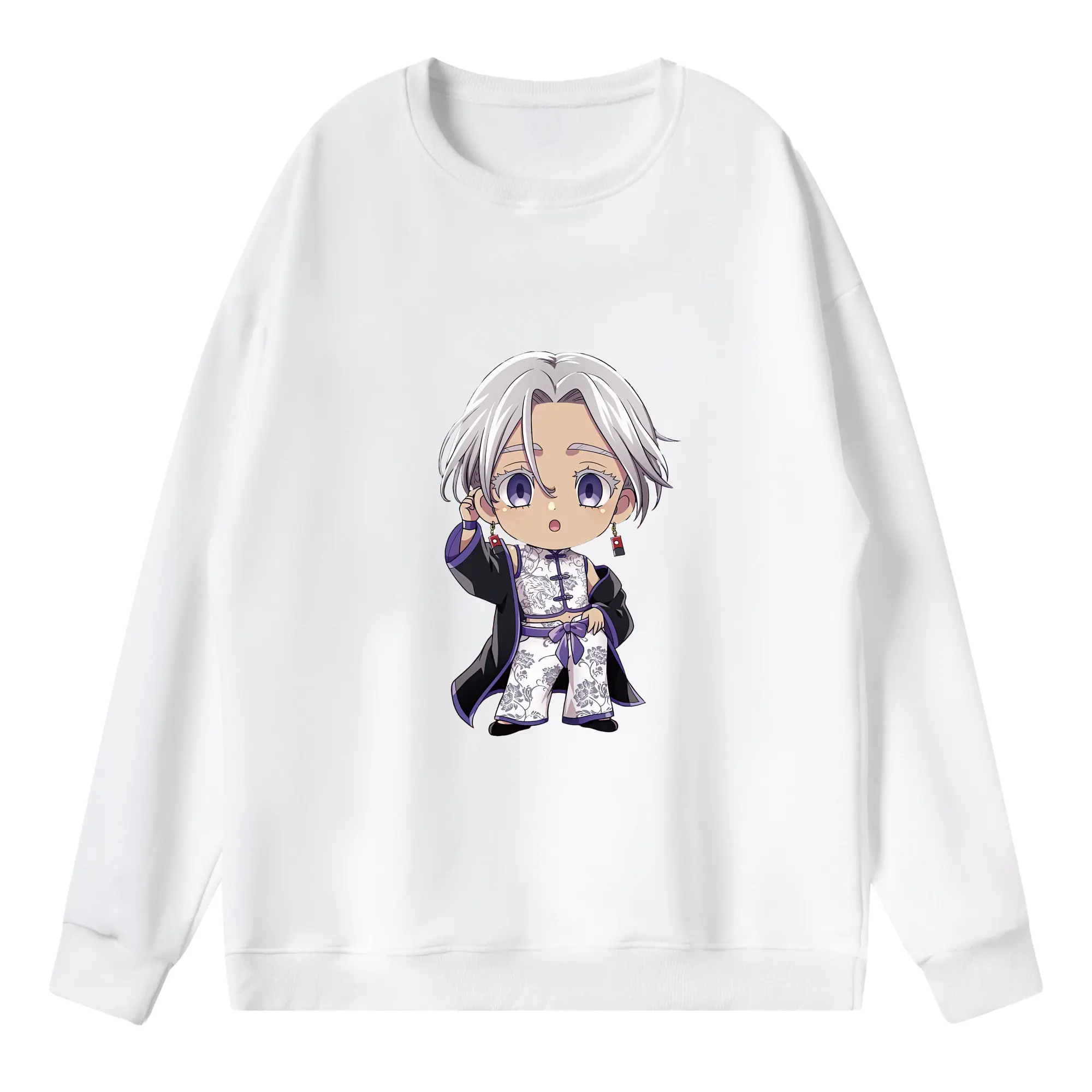 東京リベンジャーズ グッズ,黒川イザナ - 薄手 クルーネック スウェット 裏毛260g · ポリエステル 春秋向け カジュアル 男女兼用 · トレーナー デイリー スポーツ 散歩に最適