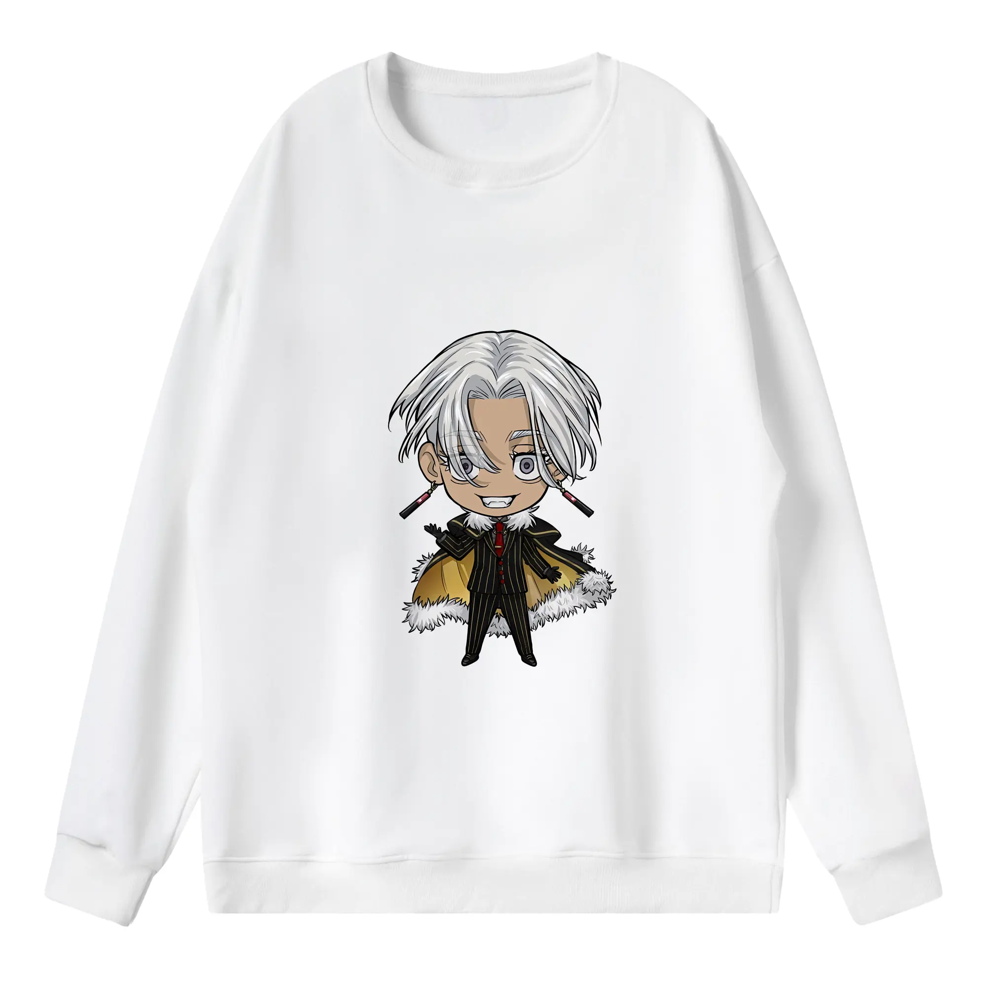 東京リベンジャーズ グッズ,黒川イザナ - 薄手 クルーネック スウェット 裏毛260g · ポリエステル 春秋向け カジュアル 男女兼用 · トレーナー デイリー スポーツ 散歩に最適