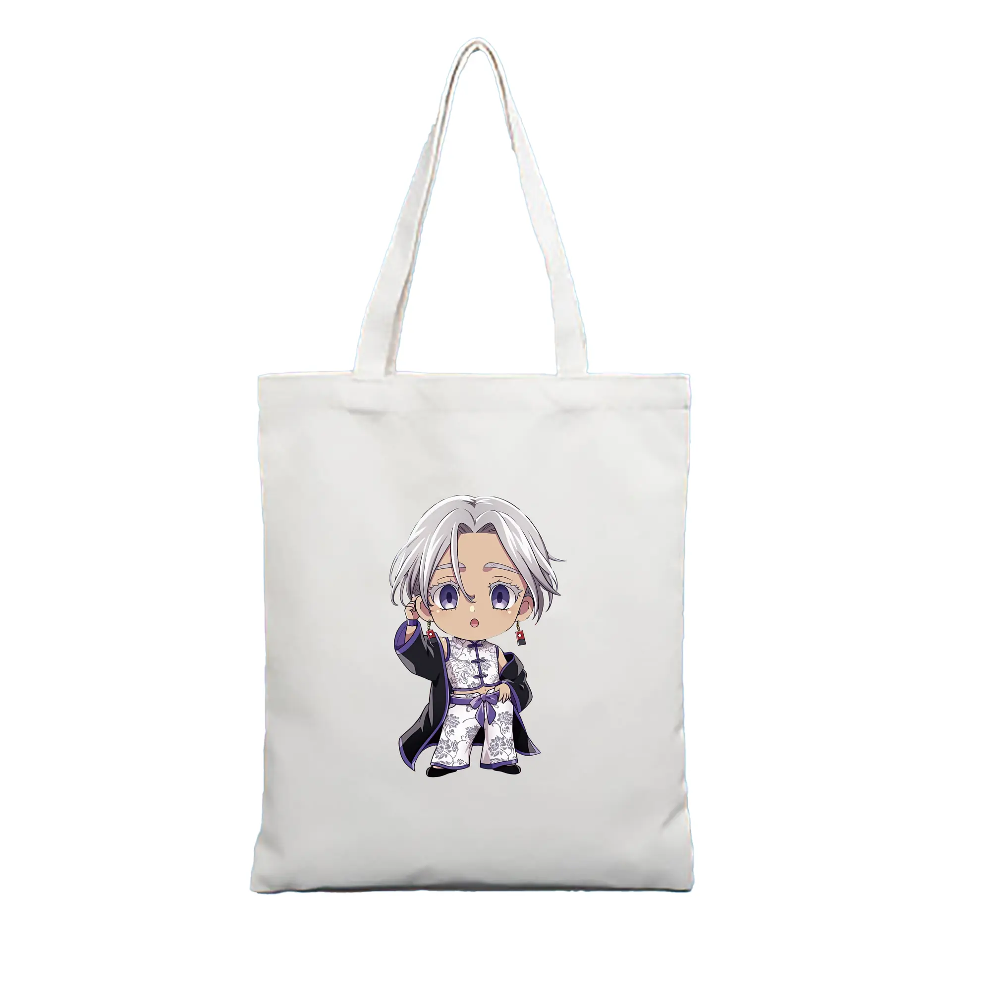 東京リベンジャーズ グッズ,黒川イザナ - 縦型キャンバス手提げバッグ（トートバッグ） ・ キャンバス素材 ・ ショッピング用 ・ 軽量 丈夫 お手入れ簡単