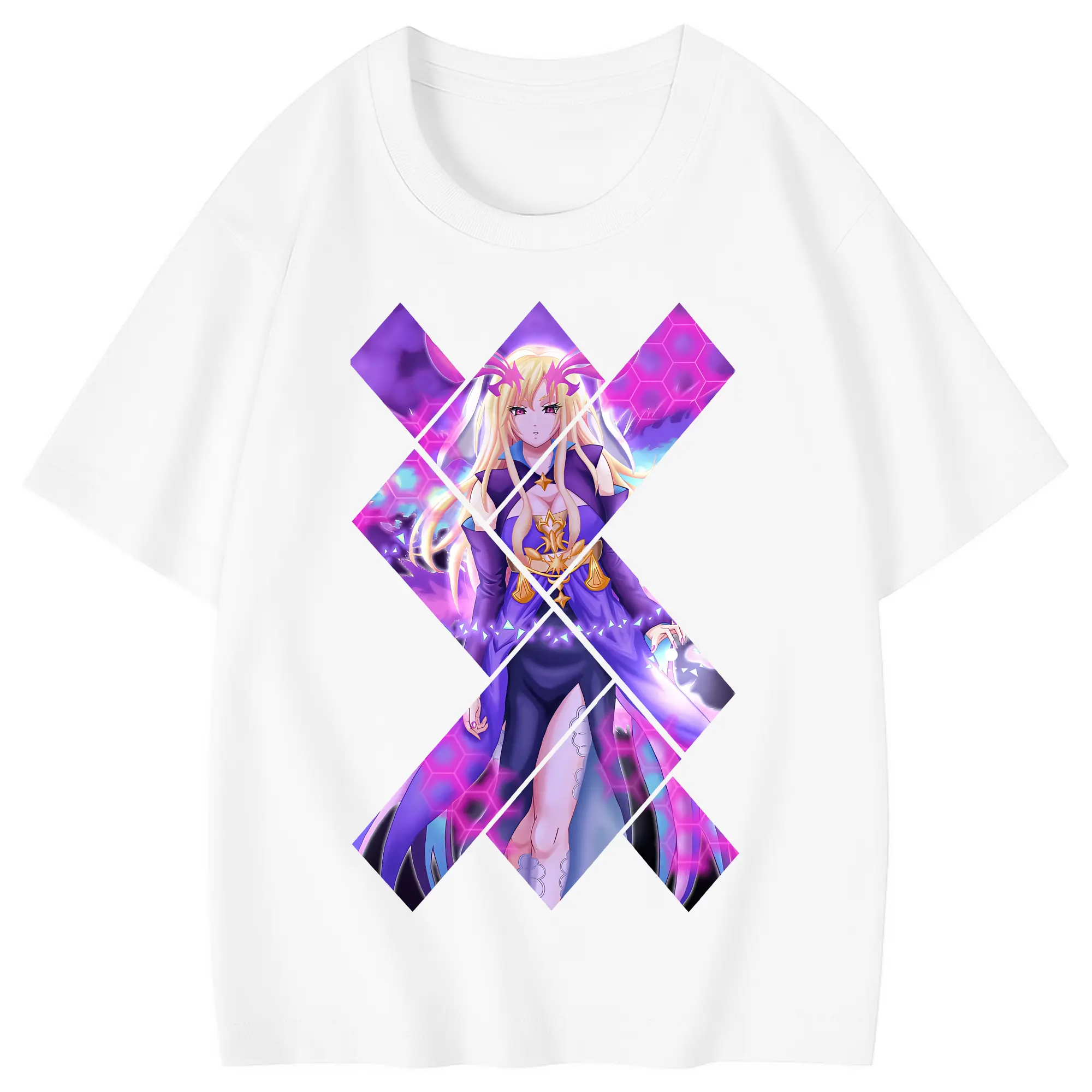 モンスト グッズ,ルシファー - 綿100％ キッズTシャツ ・ フロントプリント ・ 快適 通気性 ・ スポーツ カジュアル 散歩用