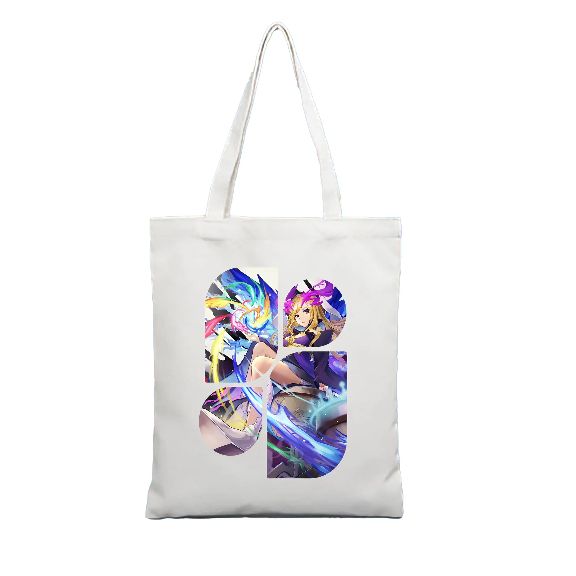 モンスト グッズ,ルシファー - 縦型キャンバス手提げバッグ（トートバッグ） ・ キャンバス素材 ・ ショッピング用 ・ 軽量 丈夫 お手入れ簡単