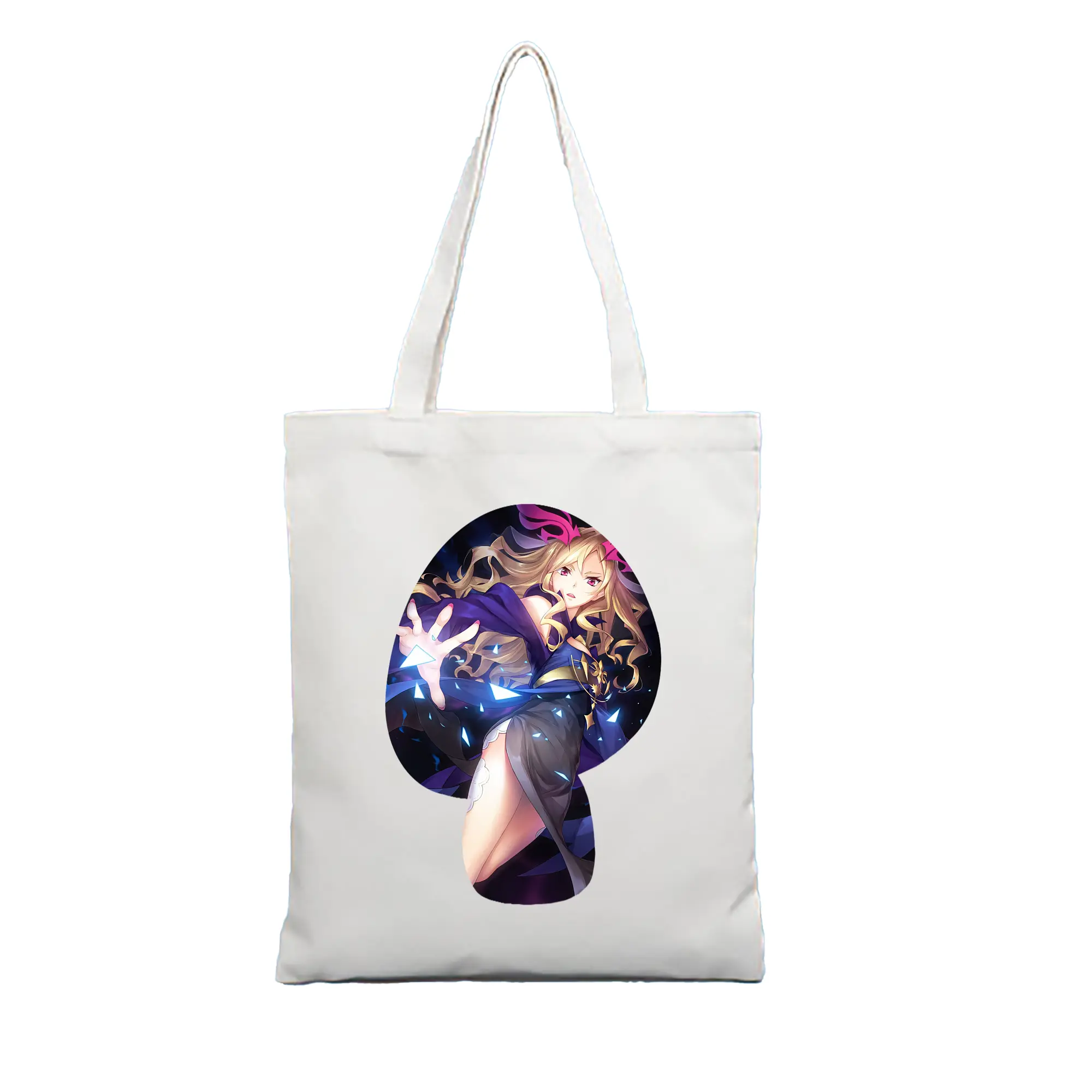 モンスト グッズ,ルシファー - 縦型キャンバス手提げバッグ（トートバッグ） ・ キャンバス素材 ・ ショッピング用 ・ 軽量 丈夫 お手入れ簡単