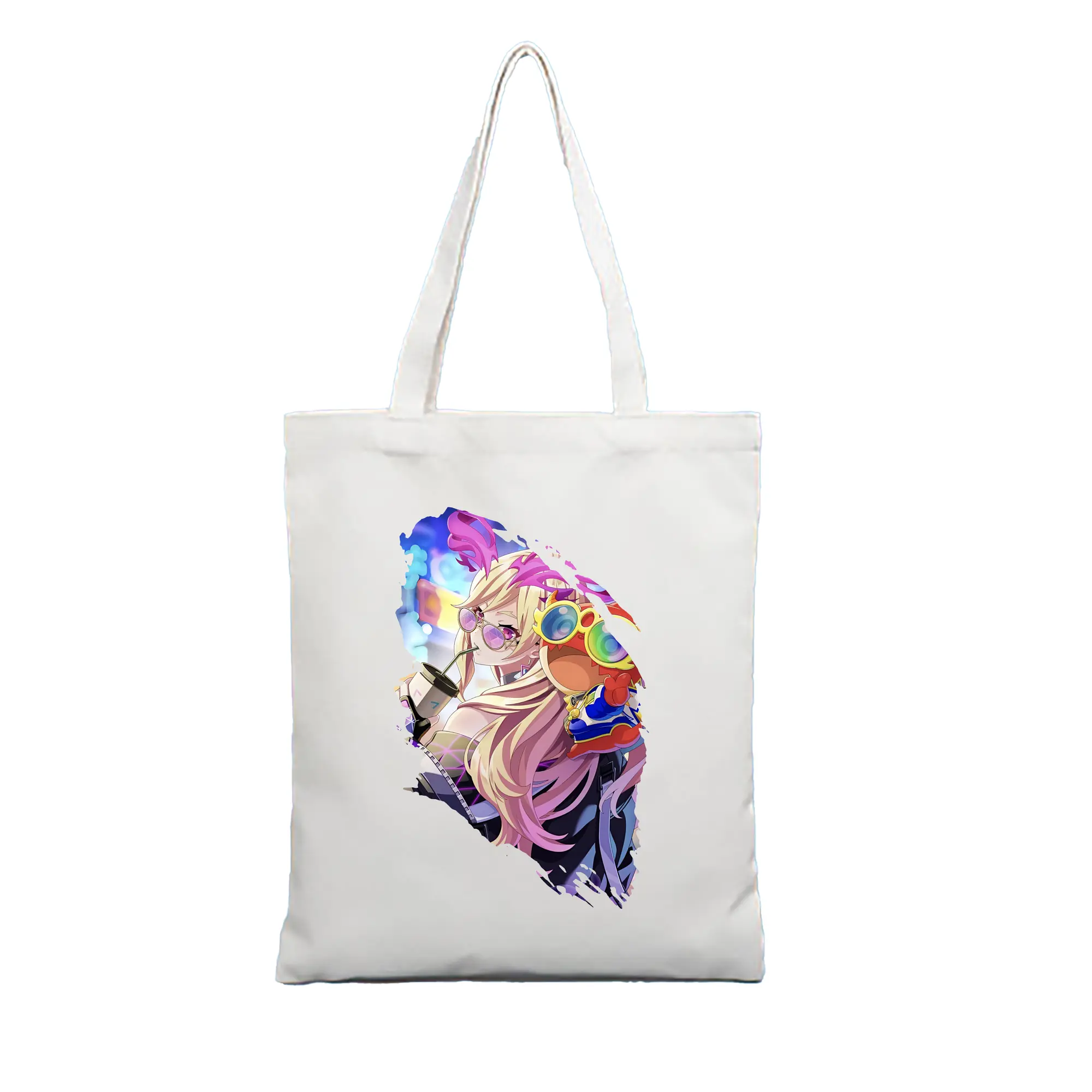 モンスト グッズ,ルシファー - 縦型キャンバス手提げバッグ（トートバッグ） ・ キャンバス素材 ・ ショッピング用 ・ 軽量 丈夫 お手入れ簡単