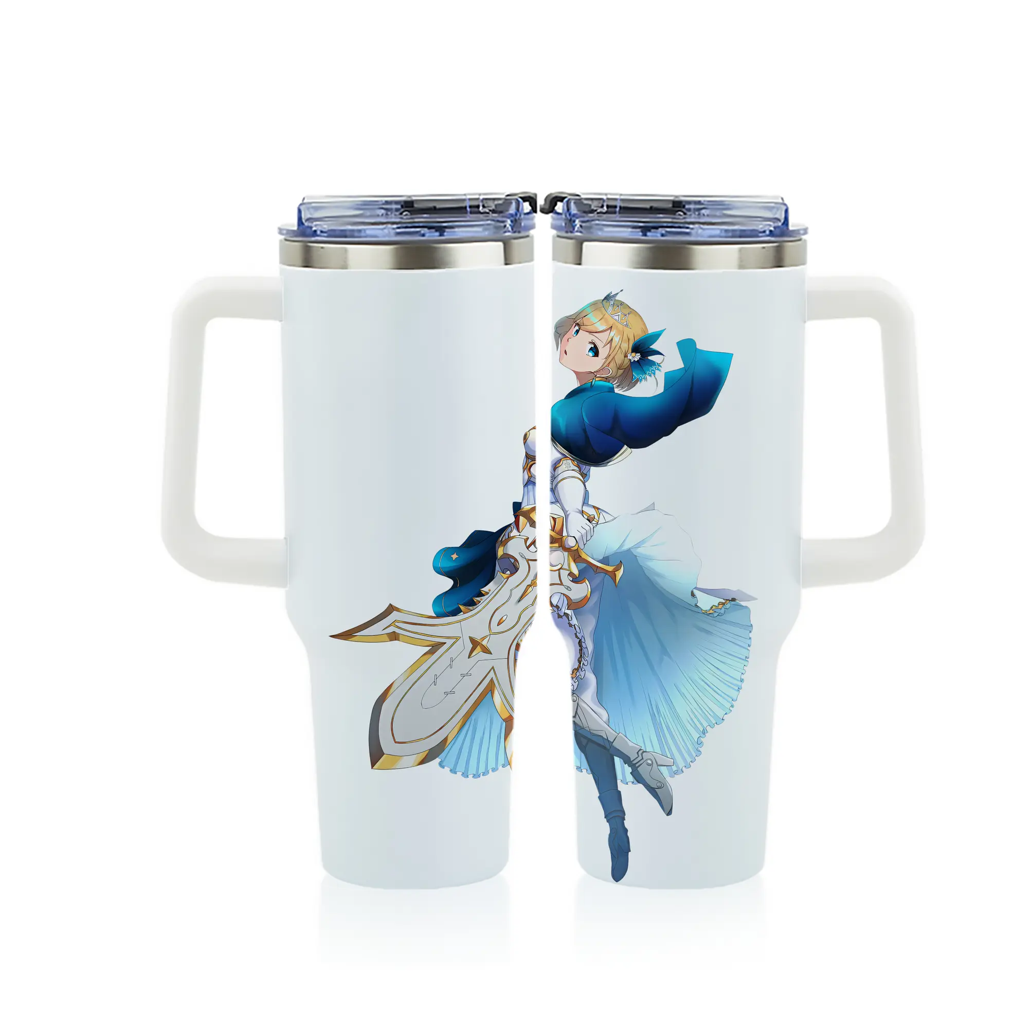 モンスト グッズ,アーサー - 1200mL フルプリント車用タンブラー ・ 304ステンレス 内側 ・ 201ステンレス 外側 ・ 保温 保冷 ・ 通勤 ドライブ アウトドア用