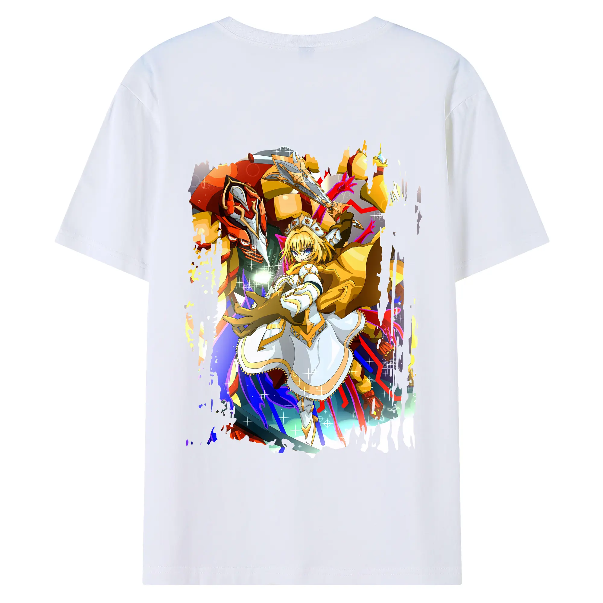 モンスト グッズ,アーサー - 綿100％ 半袖Tシャツ ・ バックプリント ・ 快適 通気性 ・ 日常使い 散歩 スポーツ用