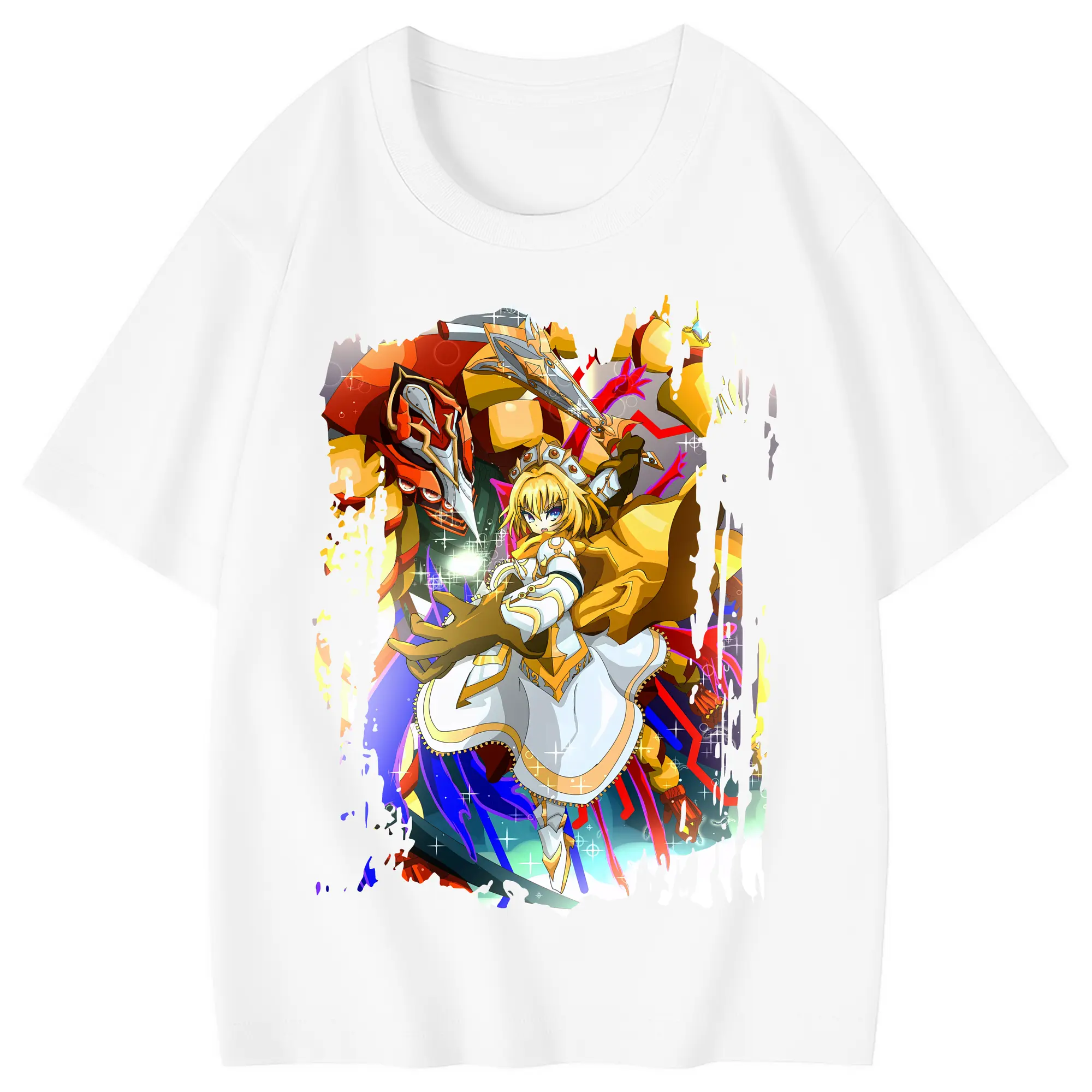 モンスト グッズ,アーサー - 綿100％ キッズTシャツ ・ フロントプリント ・ 快適 通気性 ・ スポーツ カジュアル 散歩用