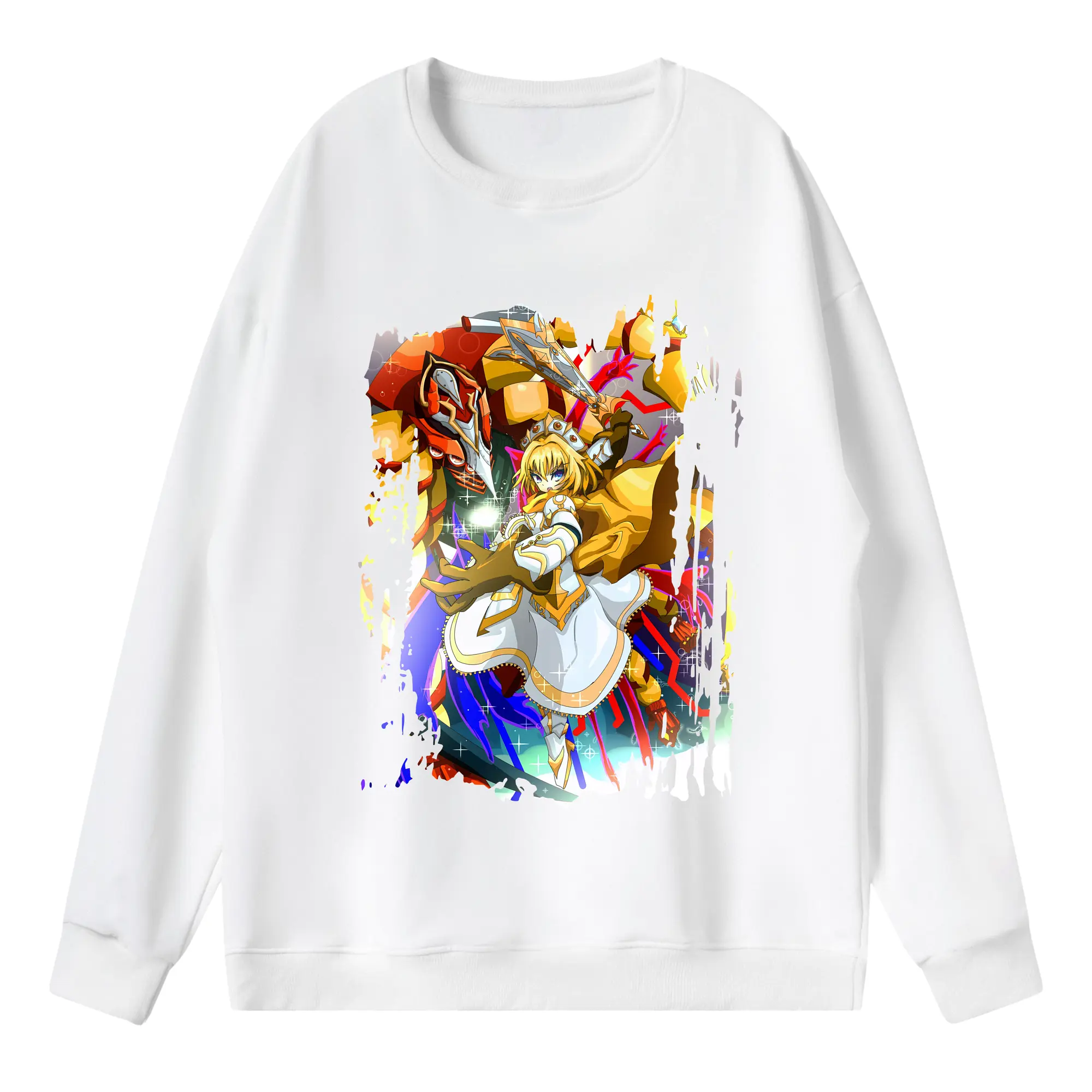 モンスト グッズ,アーサー - 薄手 クルーネック スウェット 裏毛260g · ポリエステル 春秋向け カジュアル 男女兼用 · トレーナー デイリー スポーツ 散歩に最適