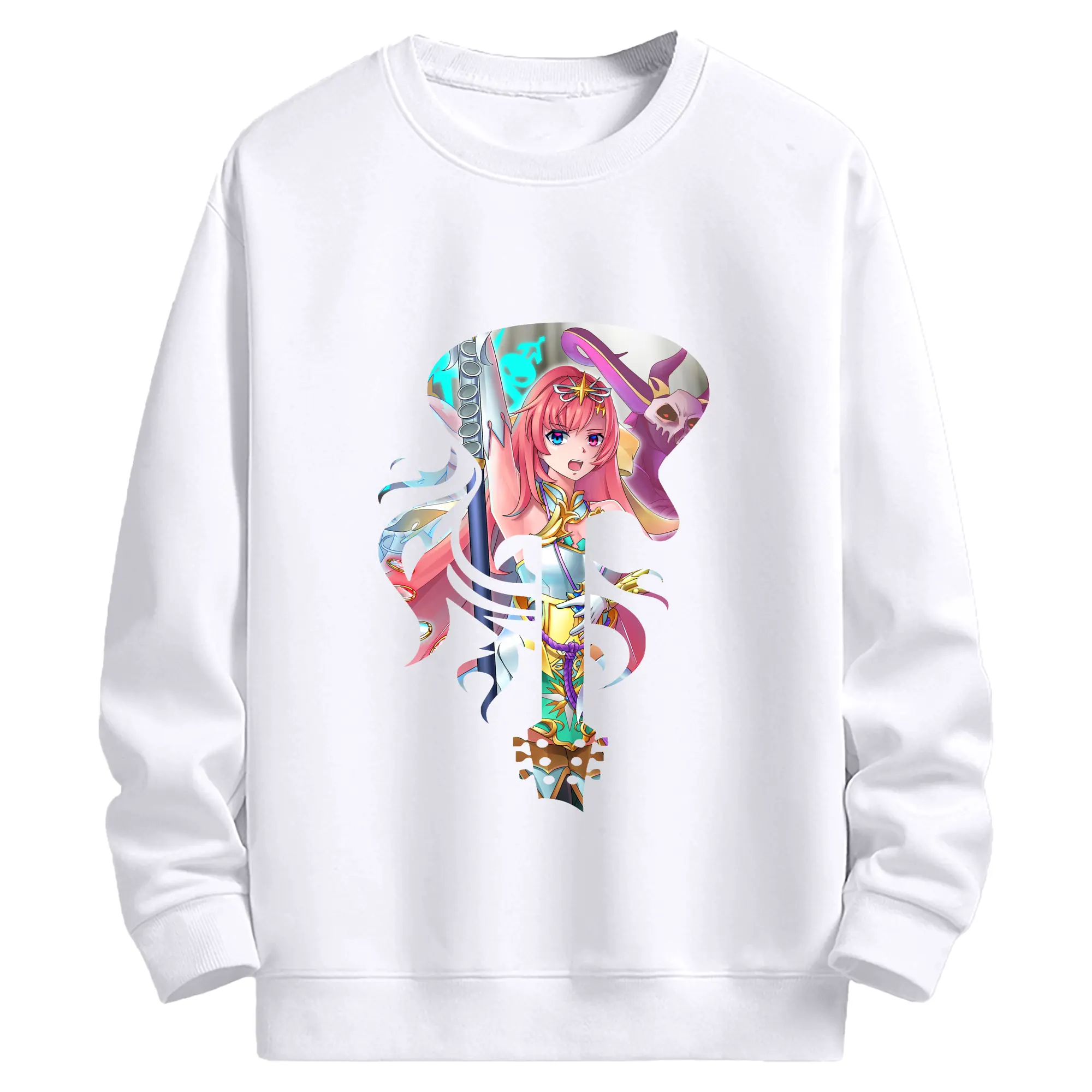 モンスト グッズ,ソロモン - 高品質 クルーネック スウェット ・ コットン59％ ポリエステル41％ ・ ユニセックス 長袖 トレーナー ・ カジュアル デイリー スポーツ 散歩用