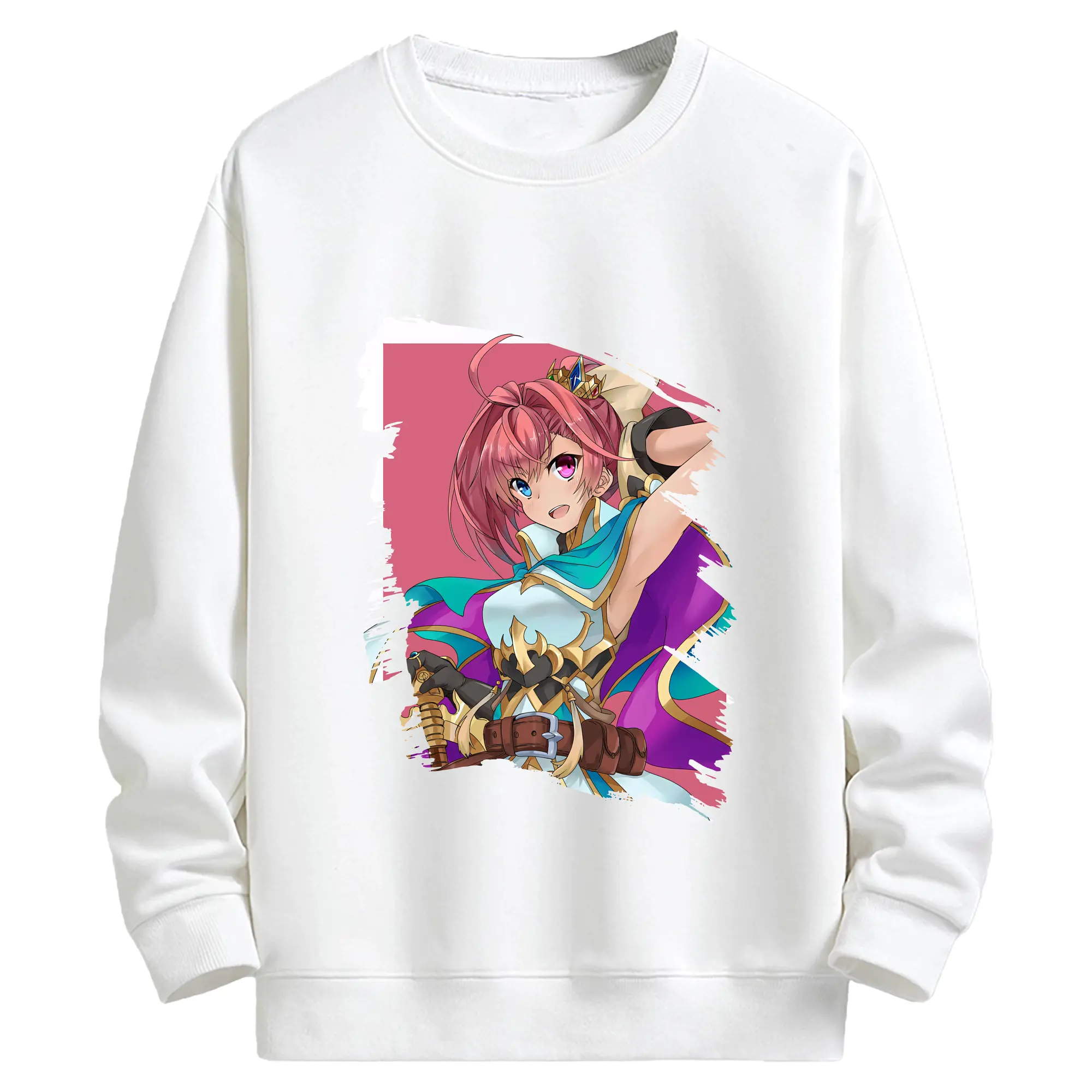 モンスト グッズ,ソロモン - キッズ クルーネックスウェットシャツ ・ フロントプリント ・ 綿80％ ポリエステル20％ ・ 快適 通学 スポーツ 日常使い お散歩用