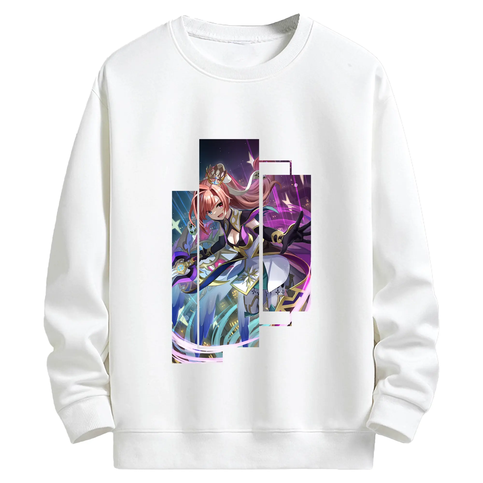 モンスト グッズ,ソロモン - キッズ クルーネックスウェットシャツ ・ フロントプリント ・ 綿80％ ポリエステル20％ ・ 快適 通学 スポーツ 日常使い お散歩用