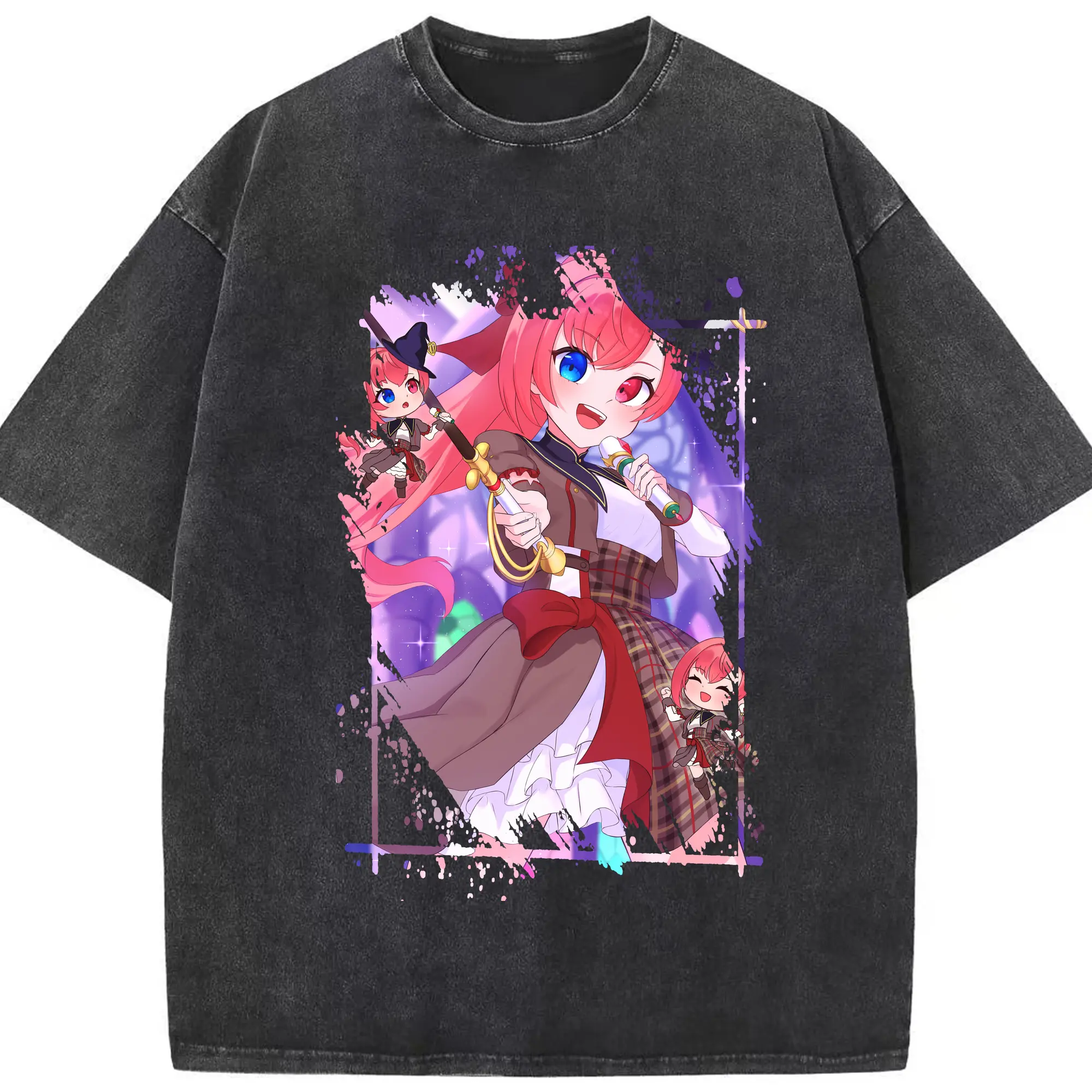 モンスト グッズ,ソロモン - 綿100％ ヴィンテージ風 半袖Tシャツ ・ フロントプリント ・ 柔らか肌触り ・ 通気性 快適 ・ スポーツ カジュアル 外出用