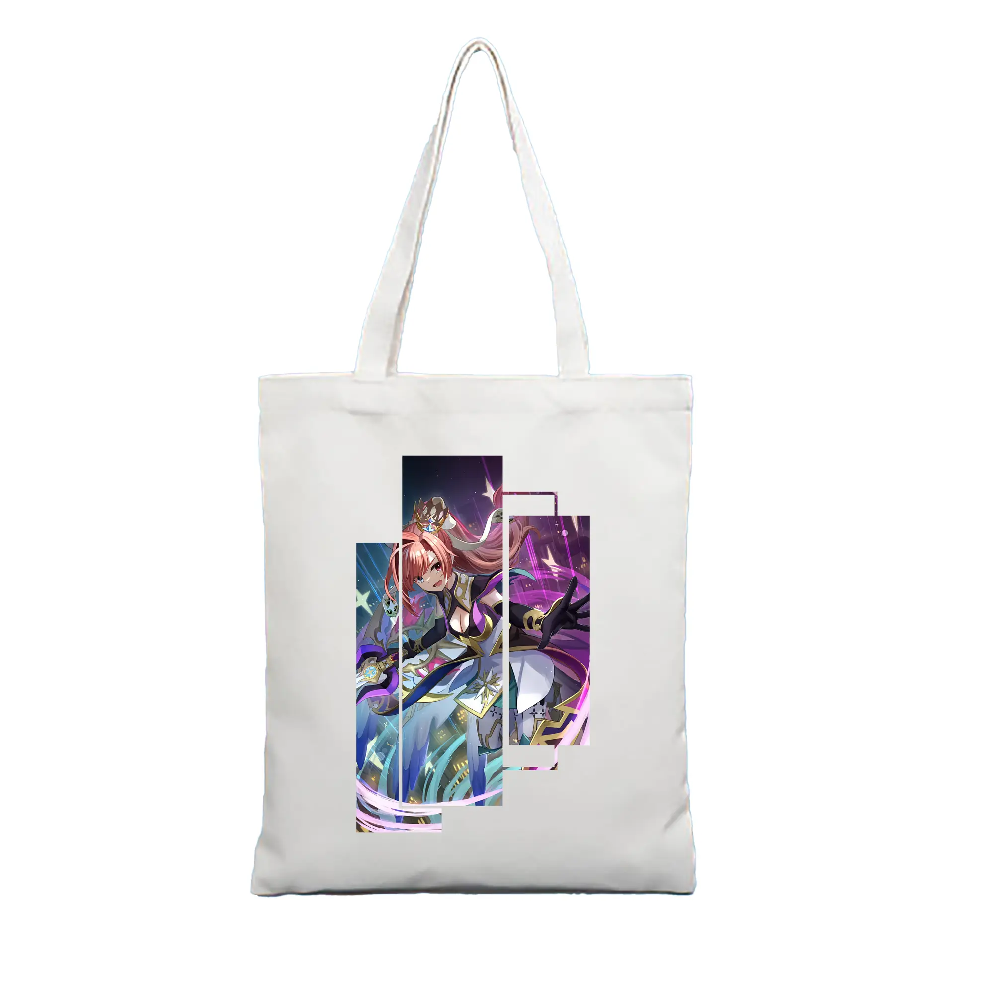 モンスト グッズ,ソロモン - 縦型キャンバス手提げバッグ（トートバッグ） ・ キャンバス素材 ・ ショッピング用 ・ 軽量 丈夫 お手入れ簡単