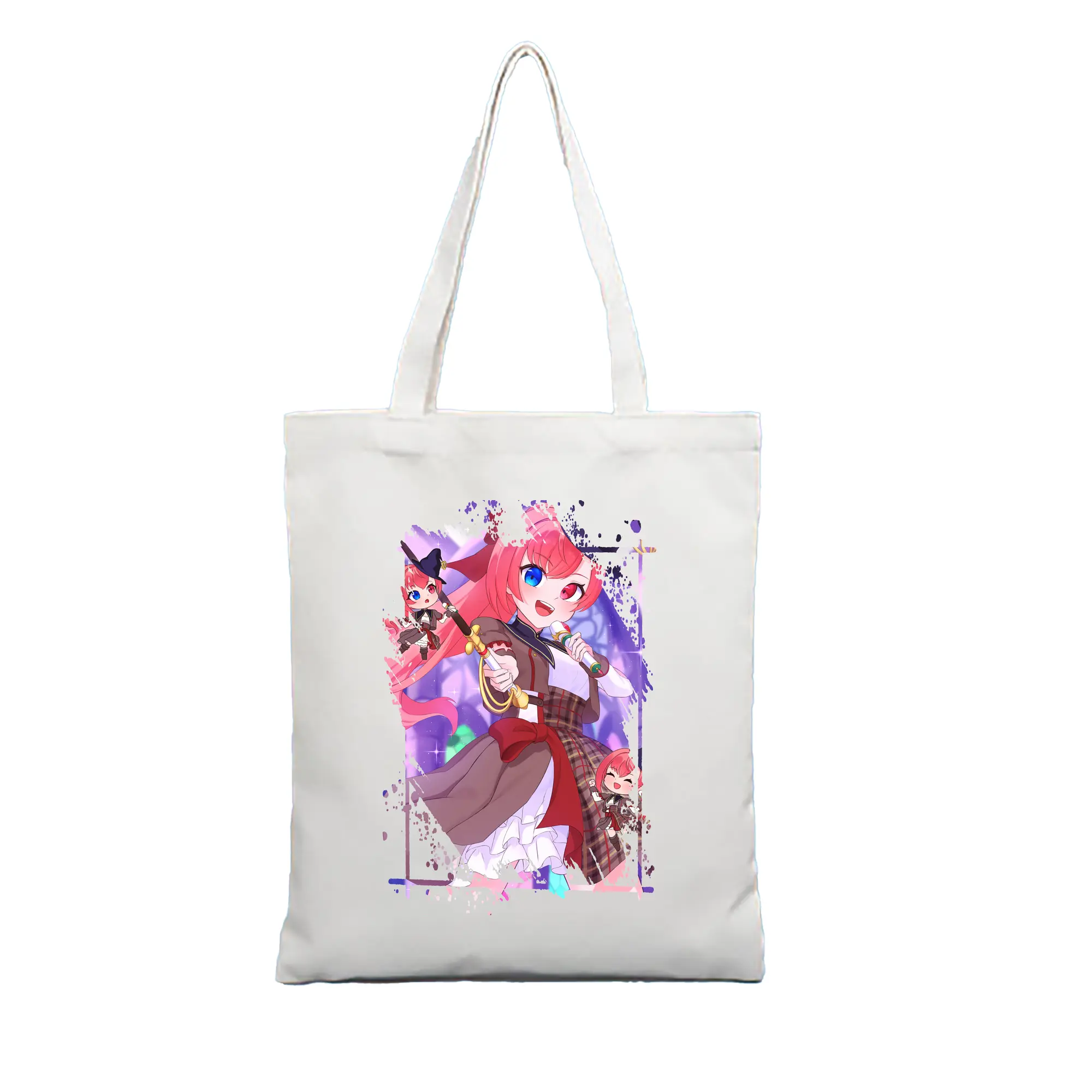 モンスト グッズ,ソロモン - 縦型キャンバス手提げバッグ（トートバッグ） ・ キャンバス素材 ・ ショッピング用 ・ 軽量 丈夫 お手入れ簡単