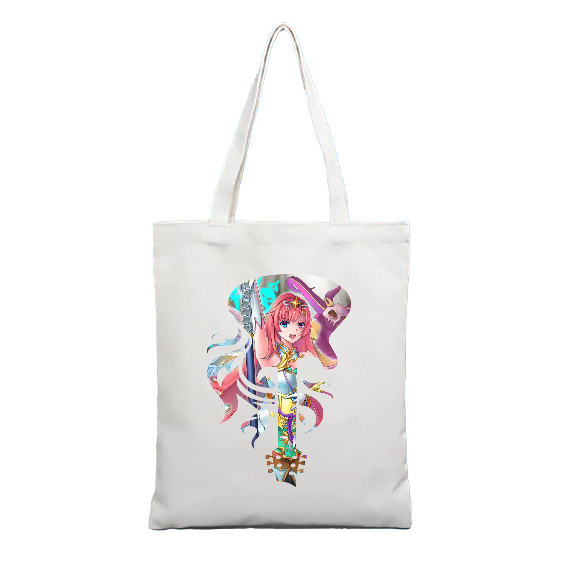 モンスト グッズ,ソロモン - 縦型キャンバス手提げバッグ（トートバッグ） ・ キャンバス素材 ・ ショッピング用 ・ 軽量 丈夫 お手入れ簡単