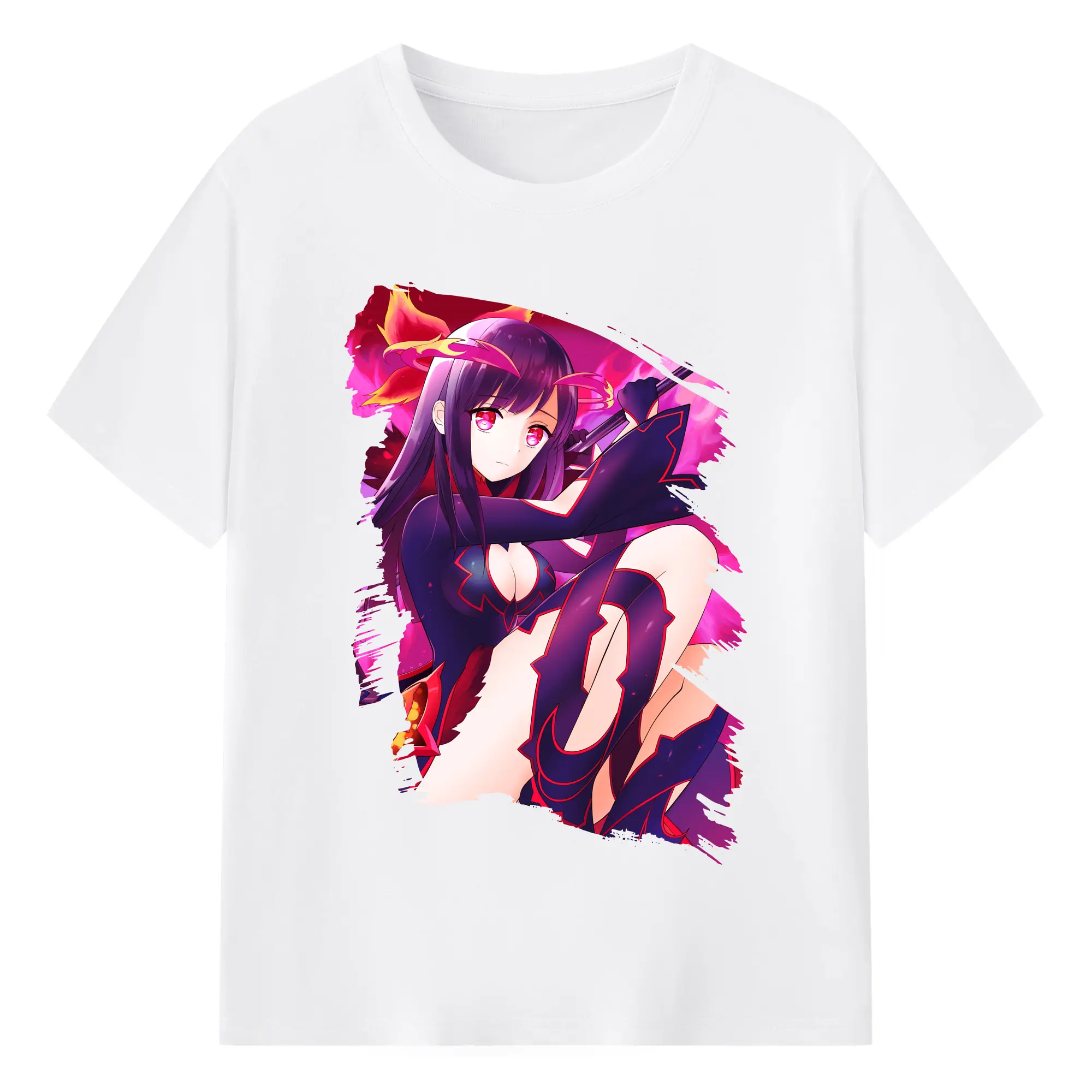 モンスト グッズ,マナ - 綿100％ 半袖Tシャツ ・ フロントプリント ・ 快適 通気性 ・ 日常使い 散歩 スポーツ用