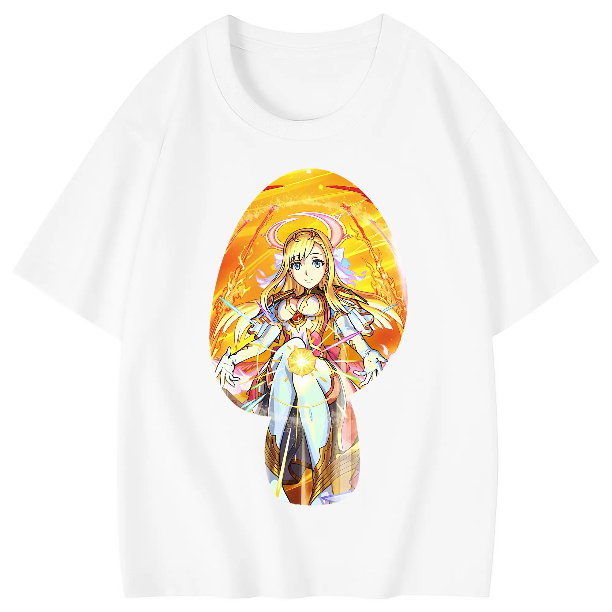 モンスト グッズ,マナ - 綿100％ キッズTシャツ ・ フロントプリント ・ 快適 通気性 ・ スポーツ カジュアル 散歩用